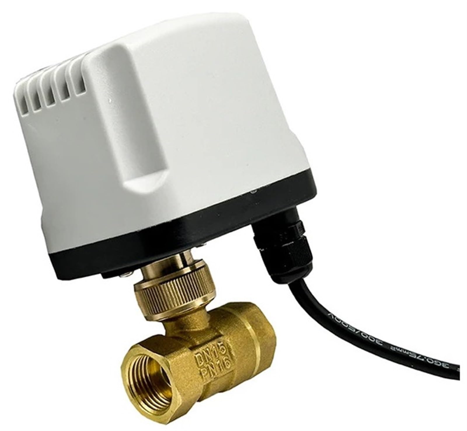 Vanne électrique en laiton à ouverture rapide 1" 12V NC à 2 fils