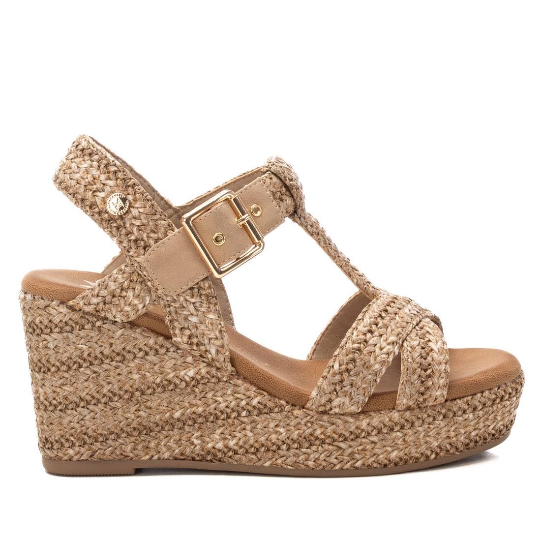 XTI Women's 143833 Sandal, Camel, 4 UK
