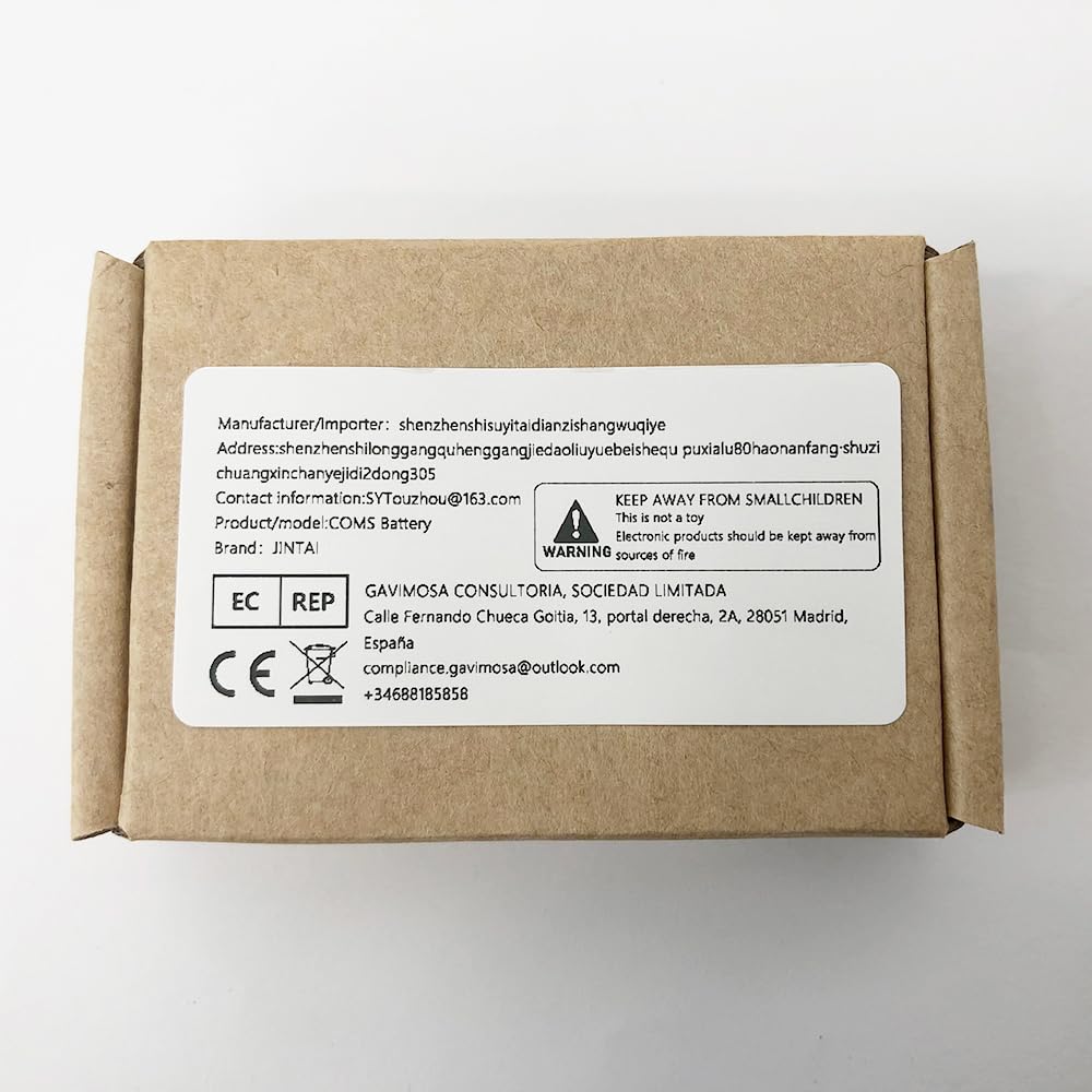 JINTAI CMOS Battery BIOS per dell Latitude D610 D620 D630 D820 D830 M90 Latitude 5280 E6440 E7240 E7470 E5540 E5430 E5450 E5470 E5480 E5490 E5570 5420 5430 Inspiron 5765 7566 7567 7557 7559
