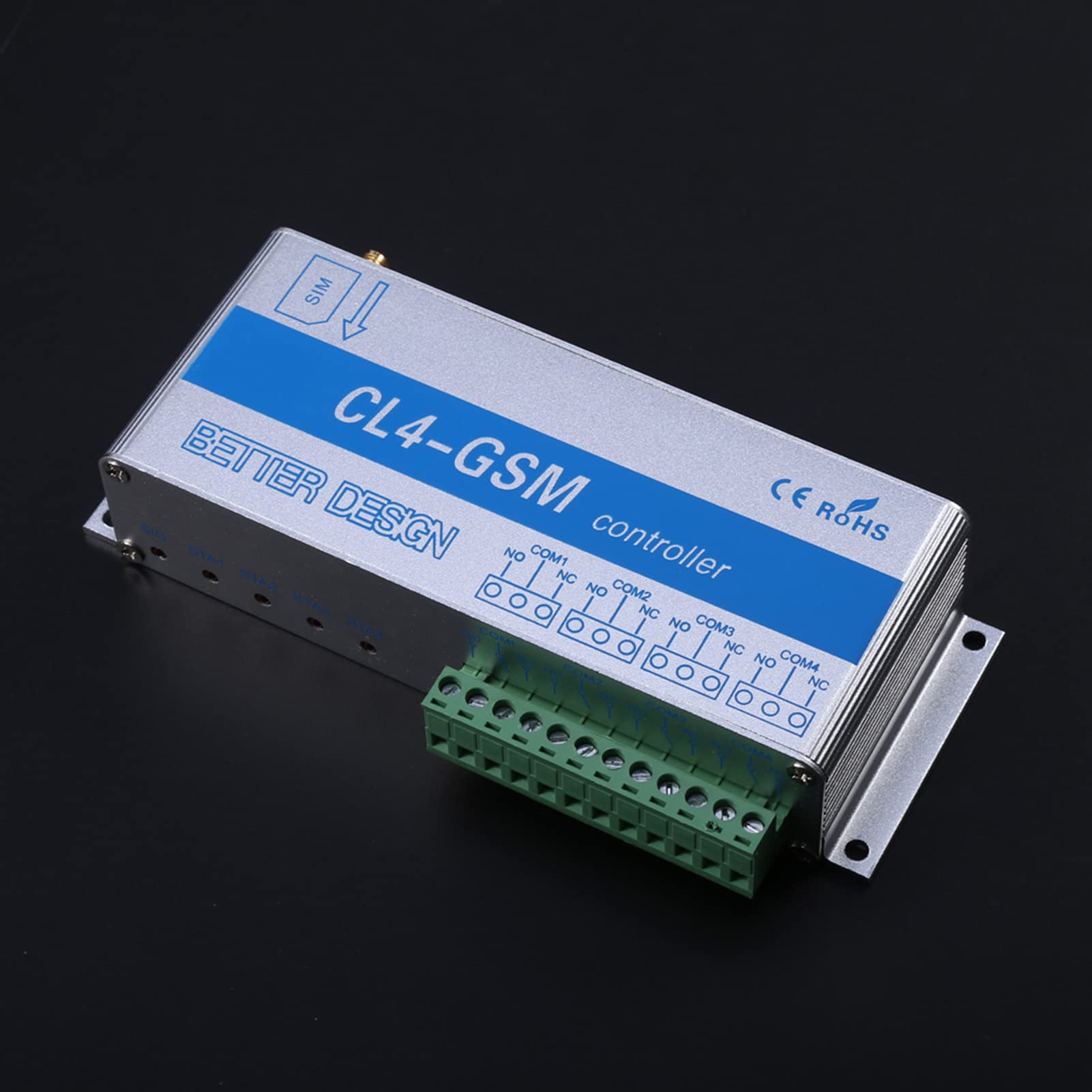 Control Remoto Inalámbrico gsm SMS Llamada Seguridad Hogar Interruptor Electrodomésticos Control Remoto Inteligente CL1-GSM Mano Cabezal EU Plug