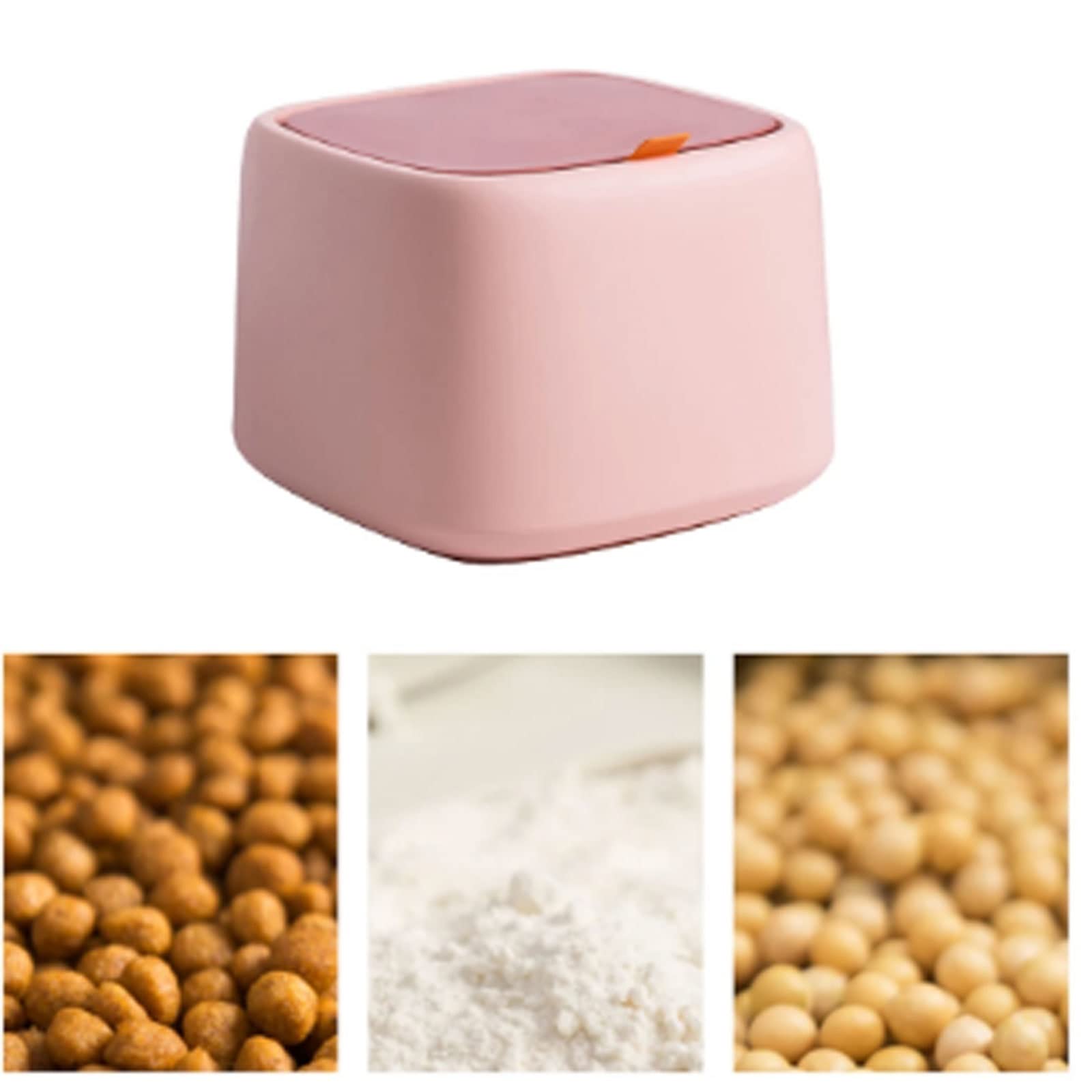 Tierfutterbox, Aufbewahrungskorb mit Deckel, Futterbox, Beutel, versiegelt, für Kätzchen, Hunde- und Katzenfutter, Futtereimer, versiegeltes Glas, Insektenbehälter, Trockenreis-Aufbewahrungs