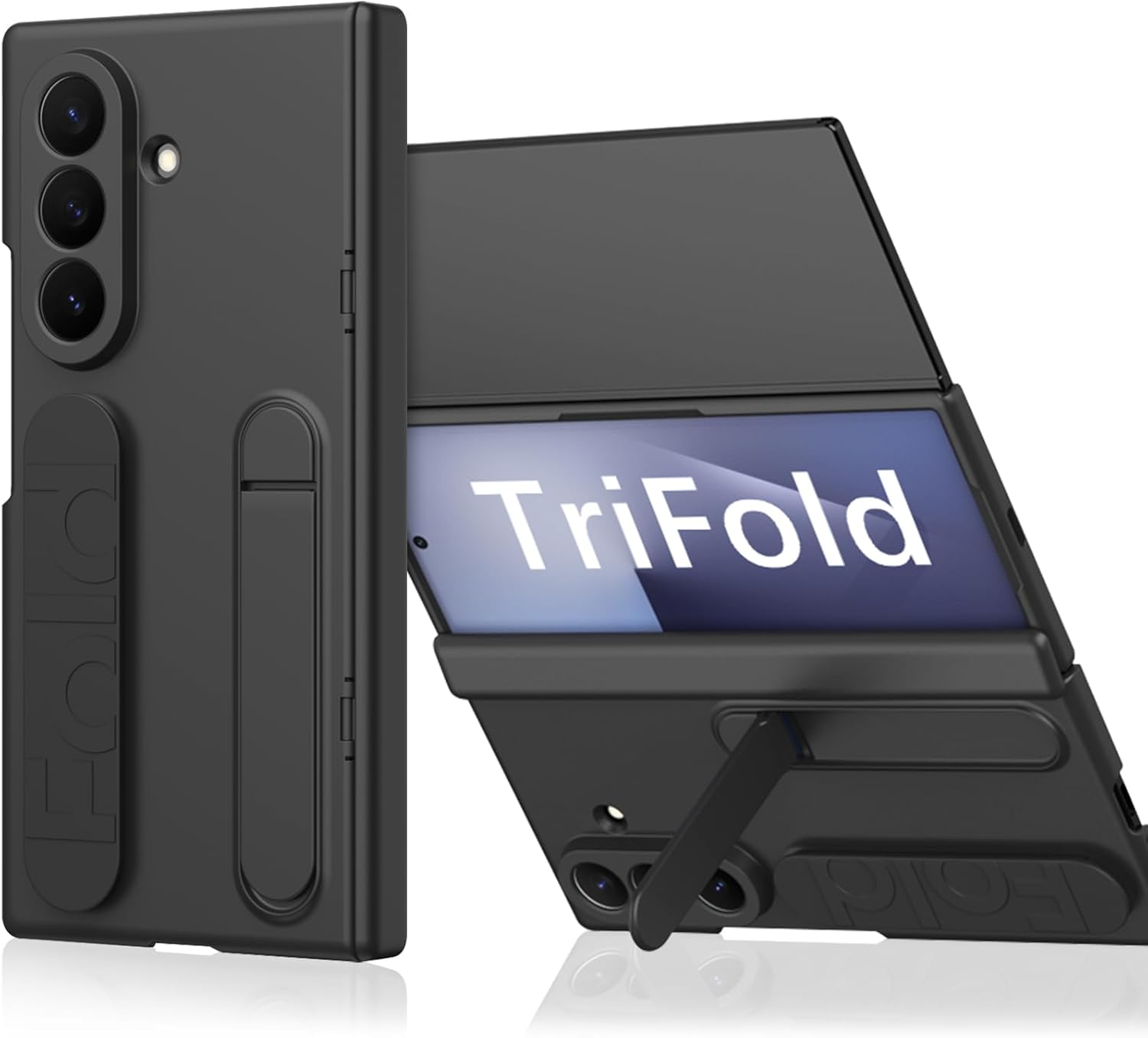 for Samsung Galaxy Z TriFold Case with Hand Strap & Kickstand [with Hinge Protection] [with Screen Protector] Stoßfest Protective Cover with Kickstand, for Samsung Z TriFold Case with Secure Grip