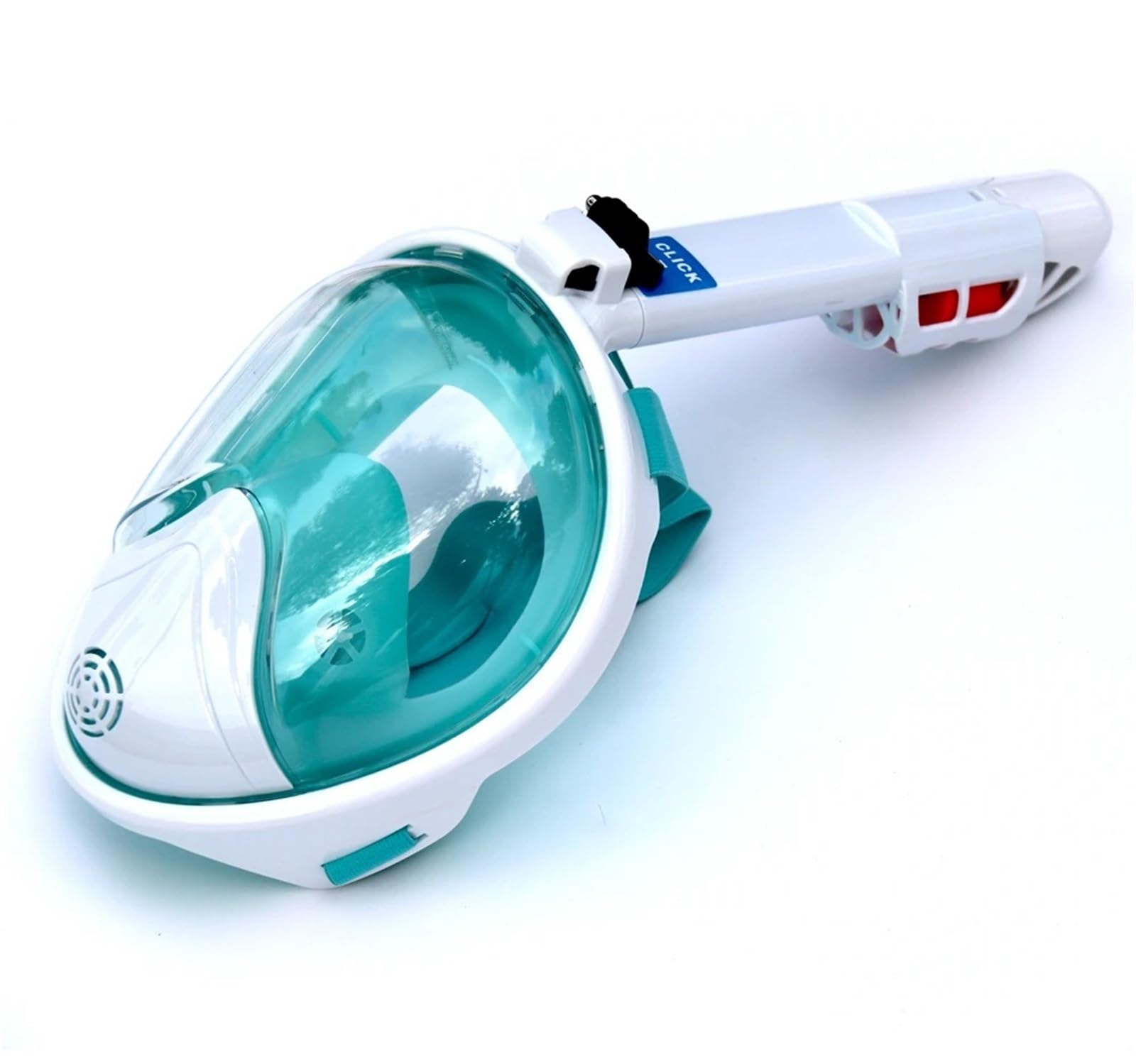 Maschera da Snorkeling Maschere da Snorkeling integrali con Vista panoramica, antiappannamento e antiperdita, per Nuoto, Snorkeling, subacquee Maschera Subacquea(Regular- Green,S/M)