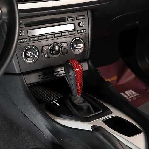 Miniatura 5 de YIWANG Cubierta de la cabeza de cambio de marcha central de automóvil para BMW E48 E61 E64 E65 E85 E86 E53 E81 E82 E87 E90 E91 E92 E93 F01 E87 1