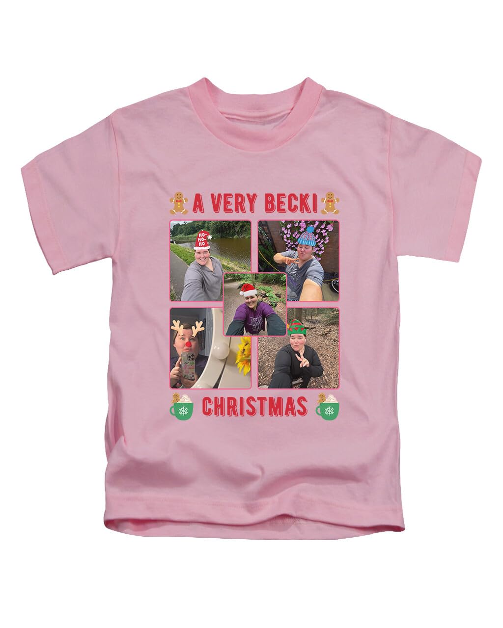 New Spirit Original A Very Becki Christmas Becki Jones Xmas Festive Meme Tee T-Shirt Funny Unisex T Shirt Top Baby Pink