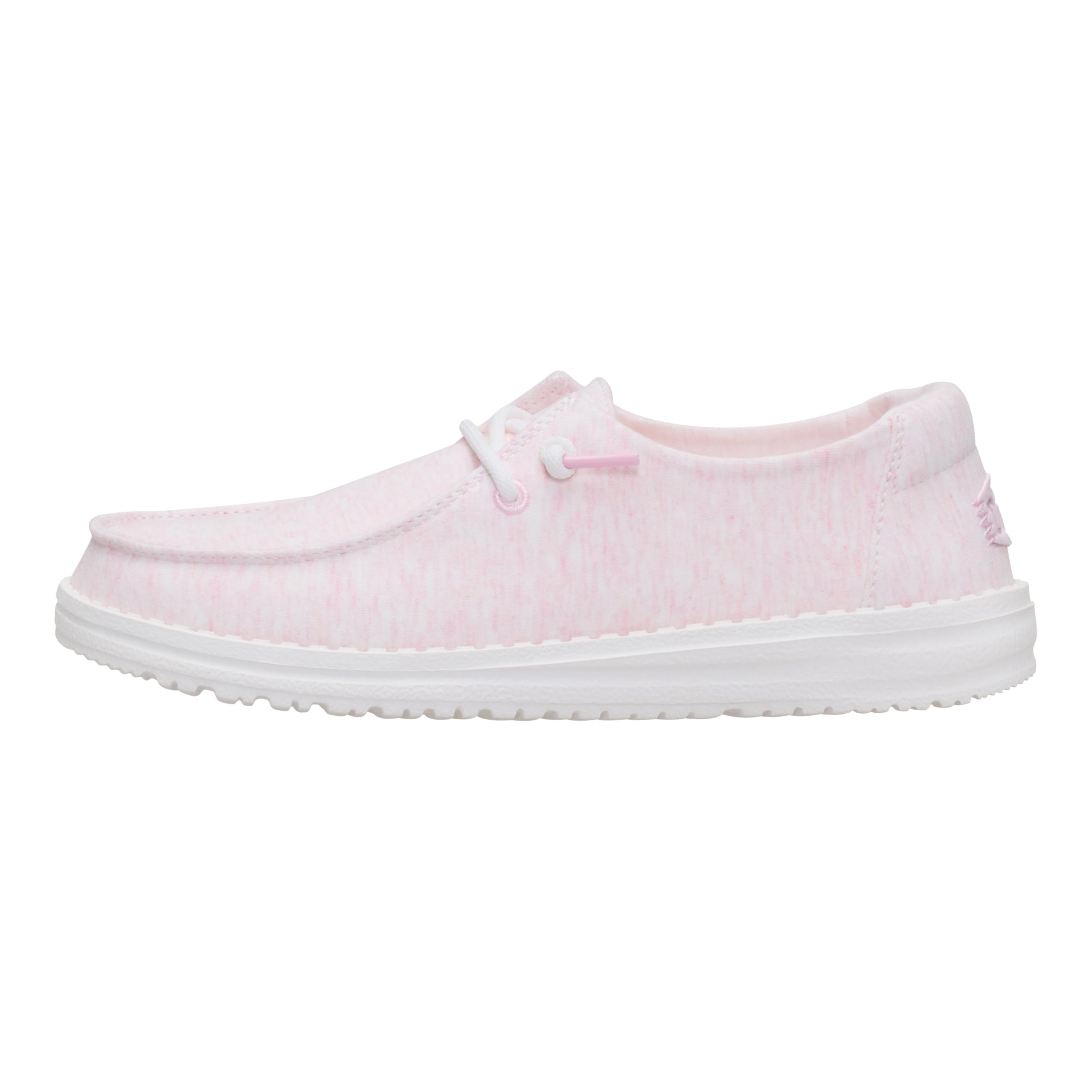 HEYDUDE HEYDUDE Wendy Stretch Jersey Light Pink Size 6, Women's Shoes, Slip on Loafers, Comfortable & Light-Weight