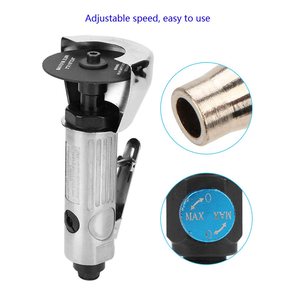 Almohadilla de lijado redonda ajustable de alta velocidad de 3 pulgadas, herramienta de corte de aire, almohadilla de lijado, máquina de corte neumática para fabricación de maquinaria, industria