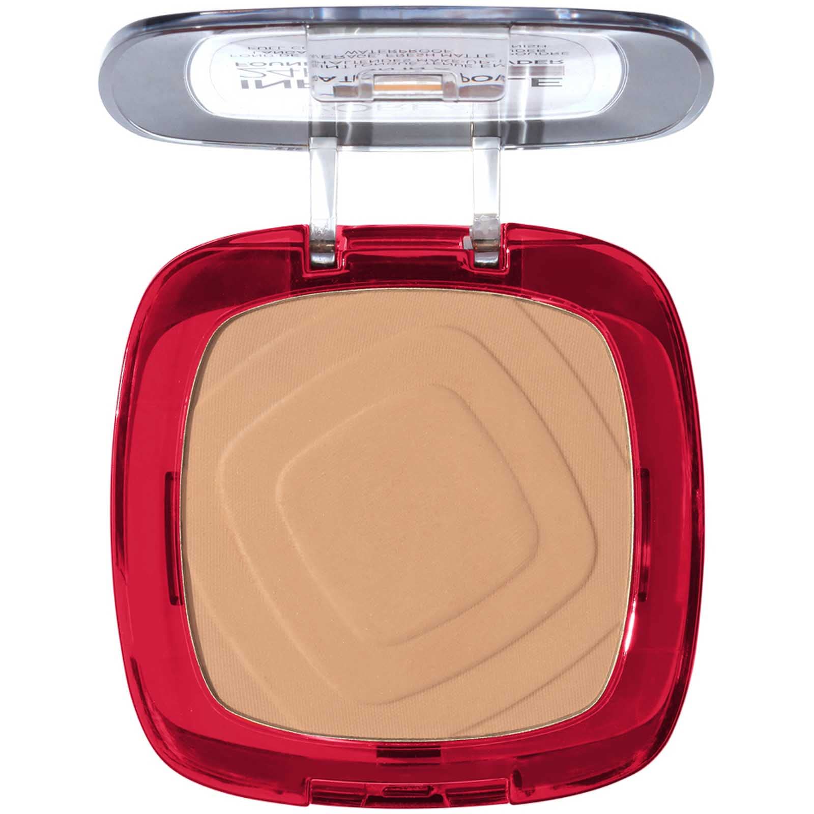 L'Oréal Paris Infaillible 24H Fondotinta in Polvere Fresh Wear Waterproof Ultra Coprente a Lunga Durata Opacizzante e Traspirante Colore 140 Golden Beige - 2 Cosmetici