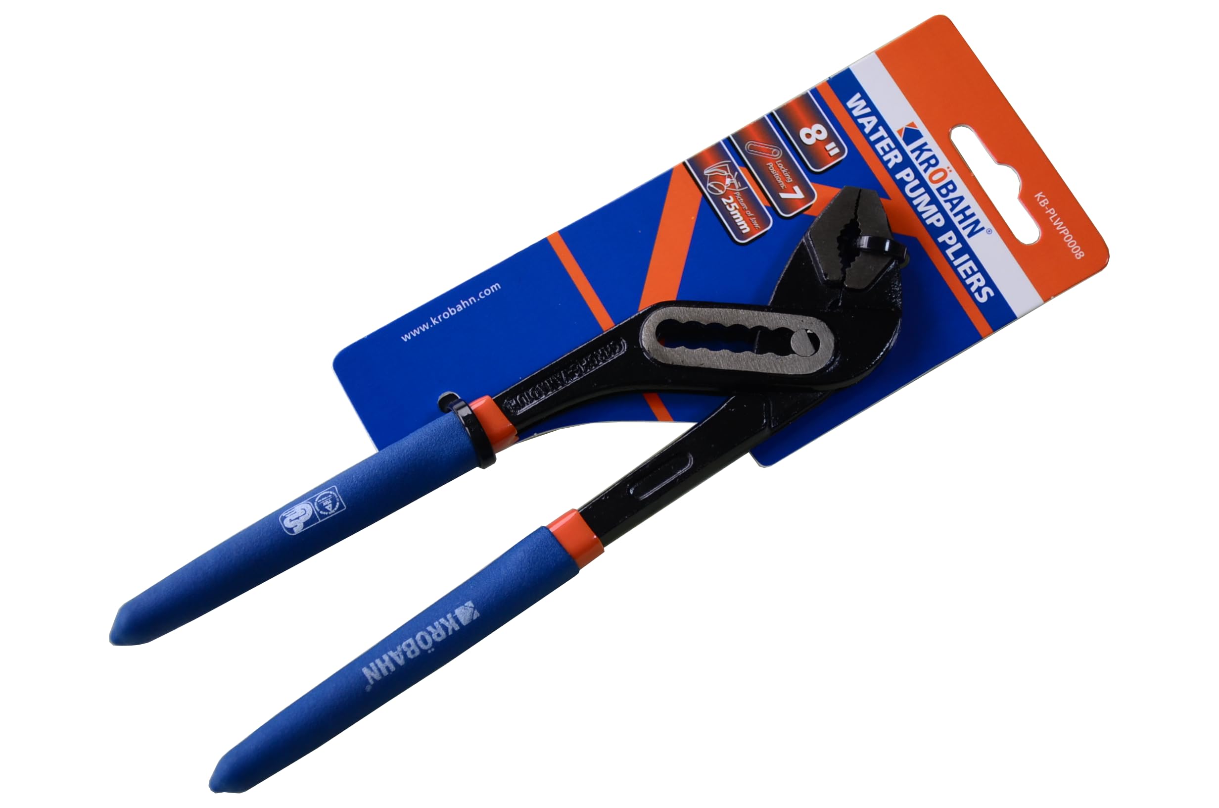 Krobahn - Water Pump Pliers - 8 Inch - Steel