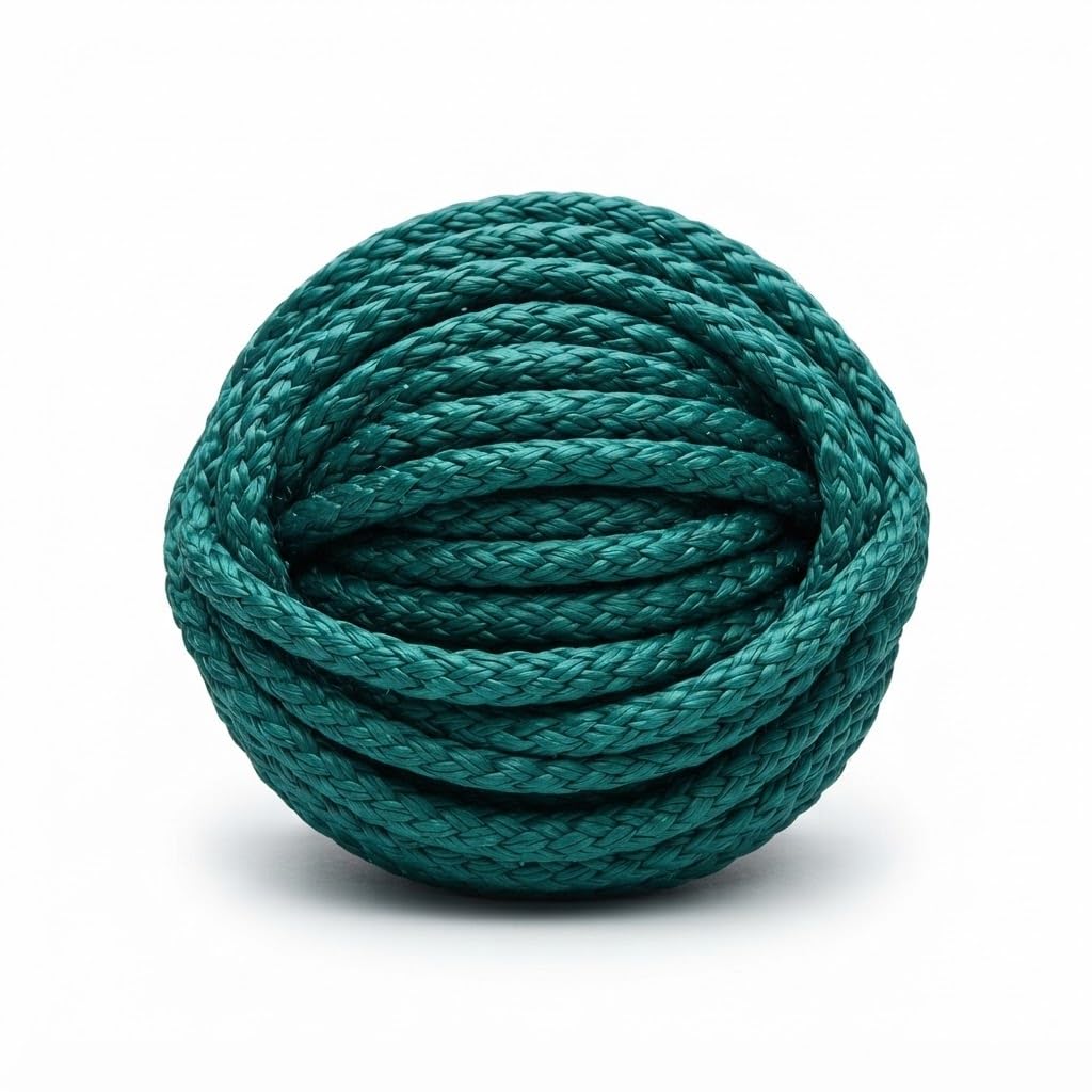 Green Nylon Rope - 120m, UV Protected -8
