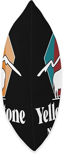 Miniatura 2 de Yellowstone Volcano National Park Wyoming Souvenir Yellowstone Mountain Buffalo National Park Wyoming - Almohada de recuerdo, 18 x 18 pulgadas