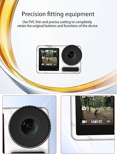 Miniatura 7 de Película protectora para cámara DJI Osmo Action 4Action 3, WUNIAK - Adhesivo de película protectora, resistente a los arañazos y al desgaste,