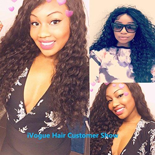 250% Denisty Natural Kinky Curly Human Hair Lace Front Wig Free Part Malaysian Virgin Hair Lace Wig for Black Women (20"130%)