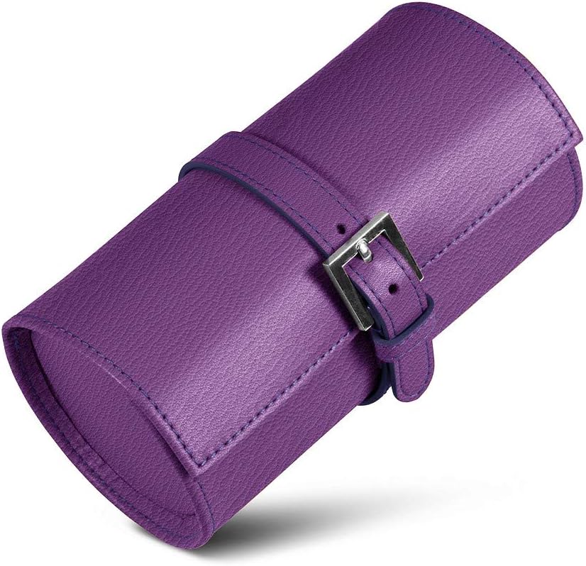 Lucrin Travel watch case Purple Goat Leather BigaMart