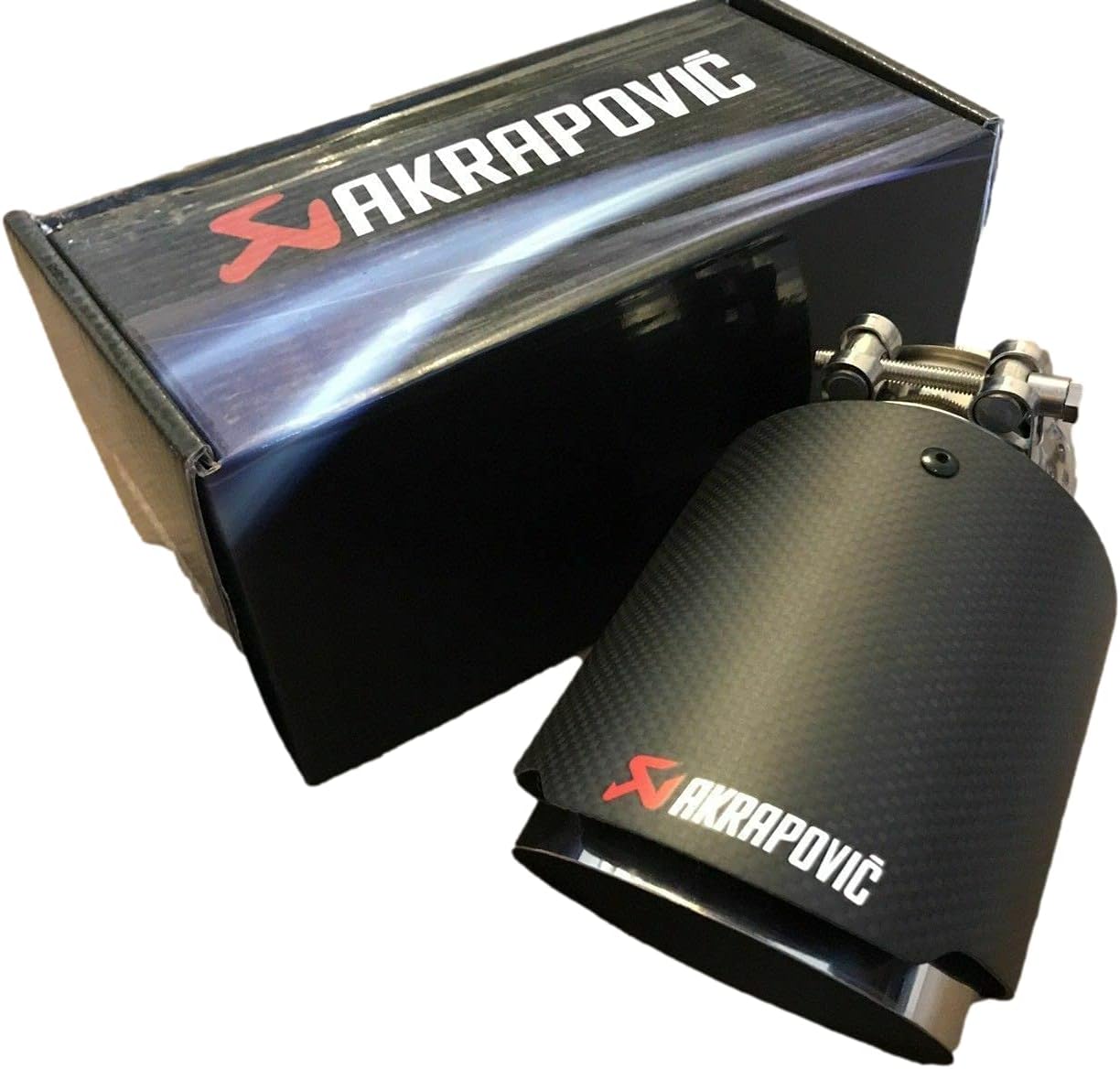 Akrapovic Carbon Exhaust Terminal 76-90 mm