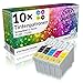 Produktbild NTT 10 Stück XL Tintenpatronen als Ersatz für Epson Stylus T1295 4 x T1291, 2X T1292, 2X T1293, 2X T1294