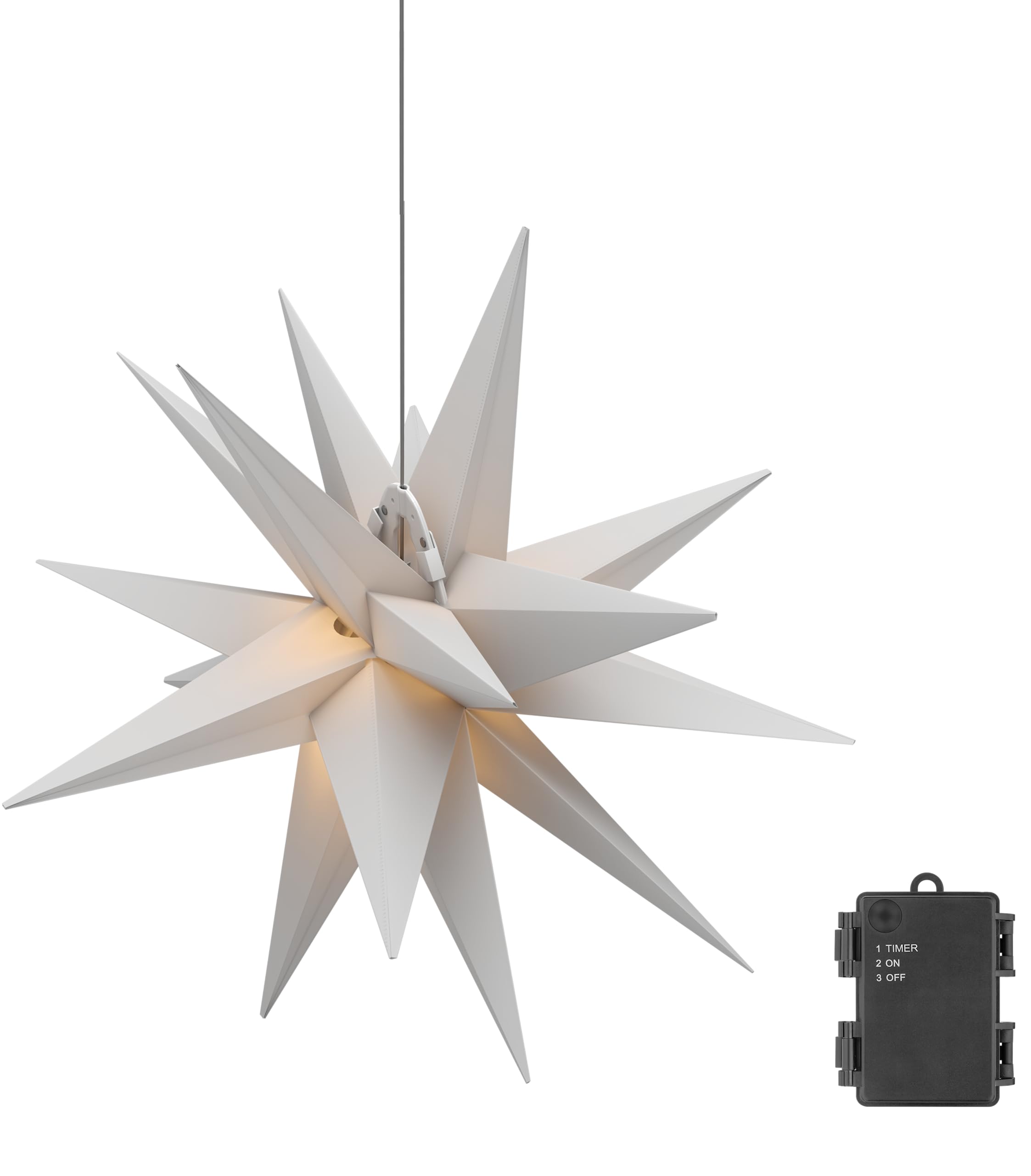 Goobay LED Christmas Star 3D, 56 cm, 4.5 V outdoor