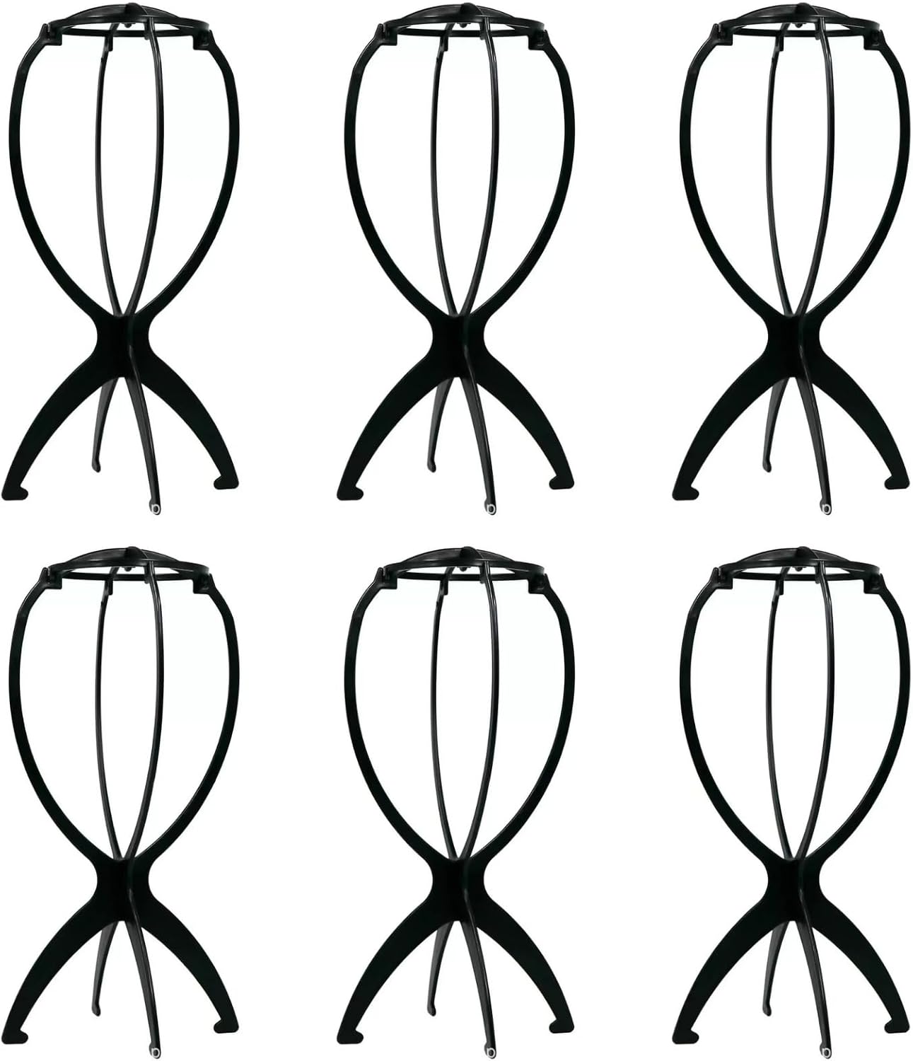 2 Pack Wig Head Stand - Portable Travel Wig Holder & Hat Storage for Multiple Wigs, Stylish pink Design (13.8 inches) Perfect for Hair Styling
