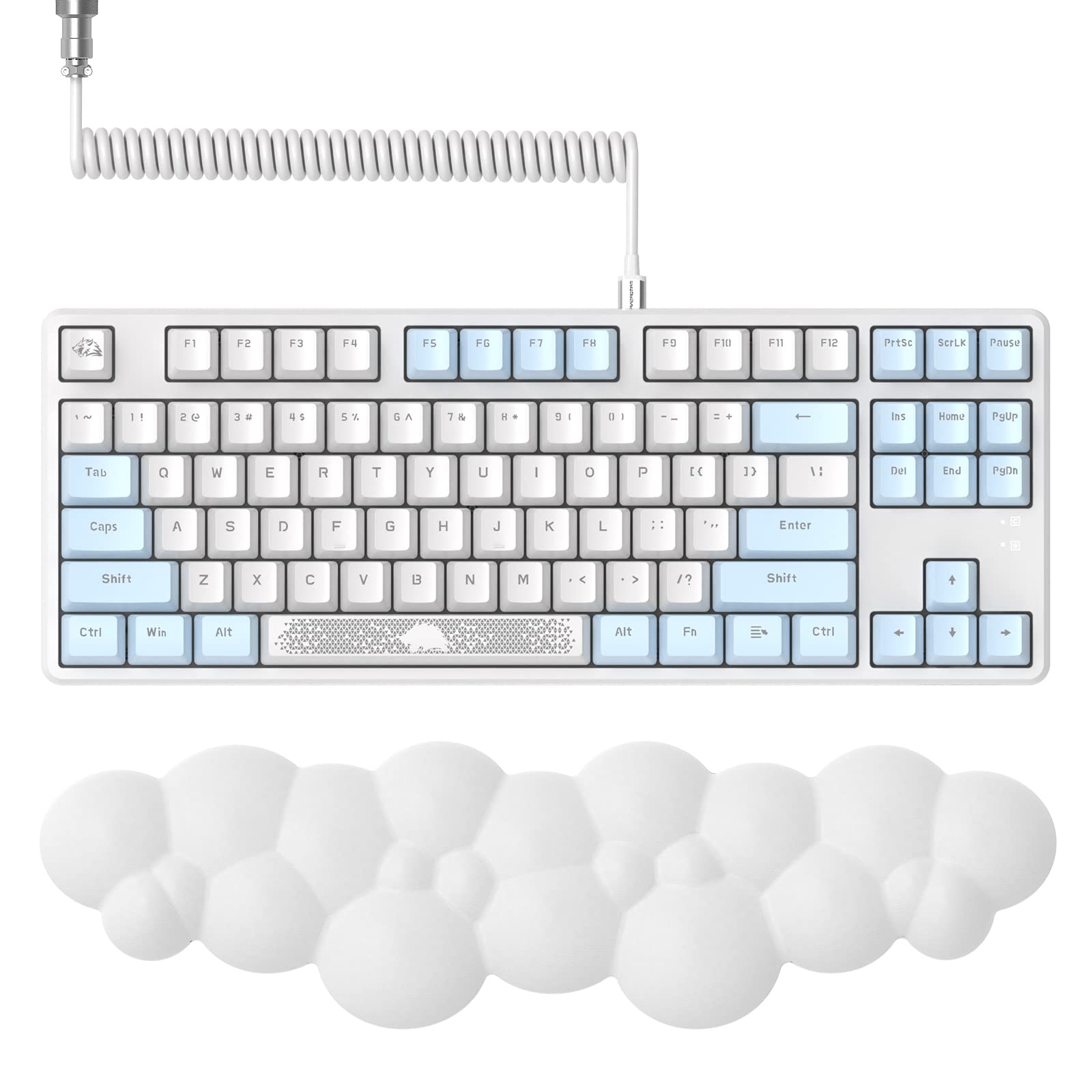 Amazon.co.jp: A.JAZZ Wired Gaming Mechanical Keyboard Set with Numeric ...