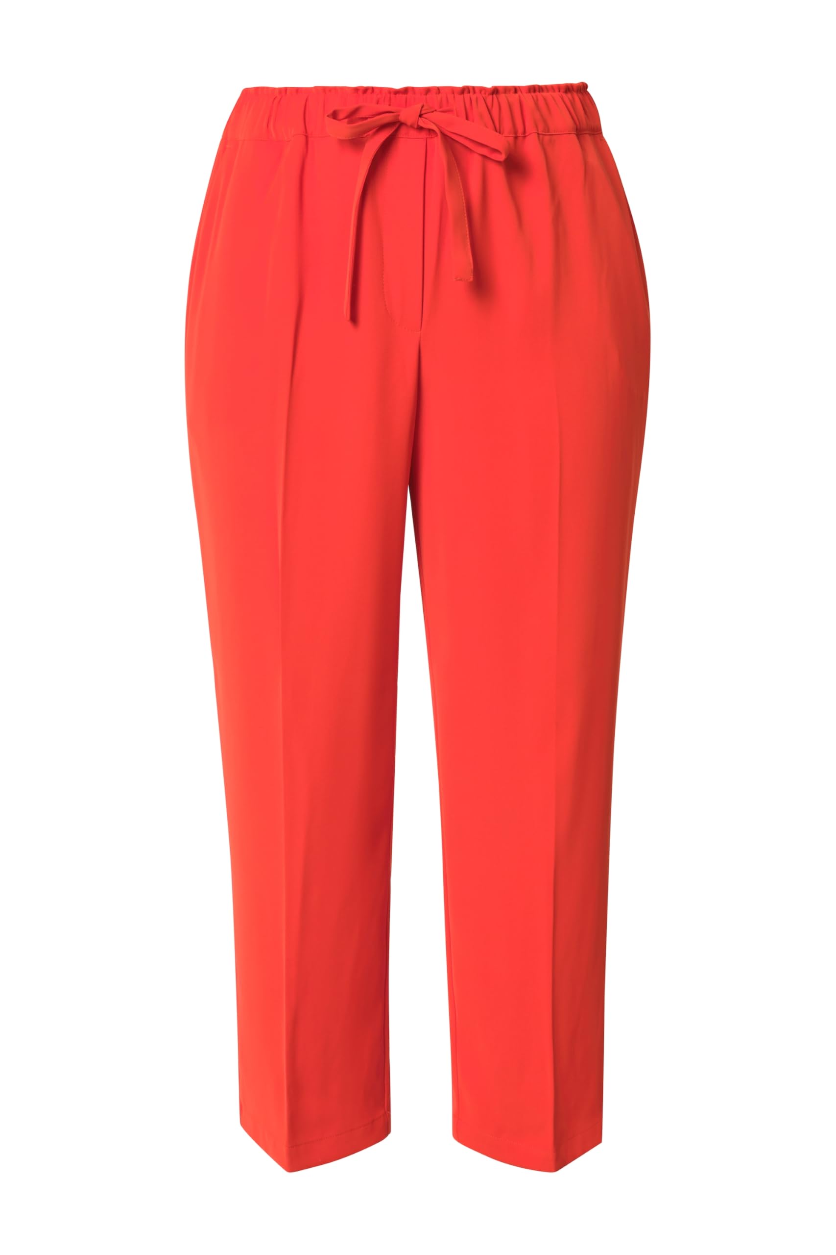 Ulla Popken Damen große Größen Übergrößen Plus Size 7/8-Hose, Bügelfalten, Elastikbund 813826