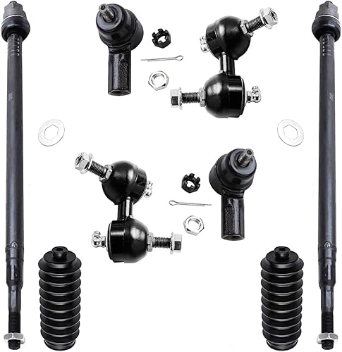 Miniatura 1262 de Detroit Axle - Kit de suspensión delantera de 10 piezas para Chevy Aveo Aveo5 Pontiac G3 Wave 2 Ready Struts Assembly 2 Enlaces de barra