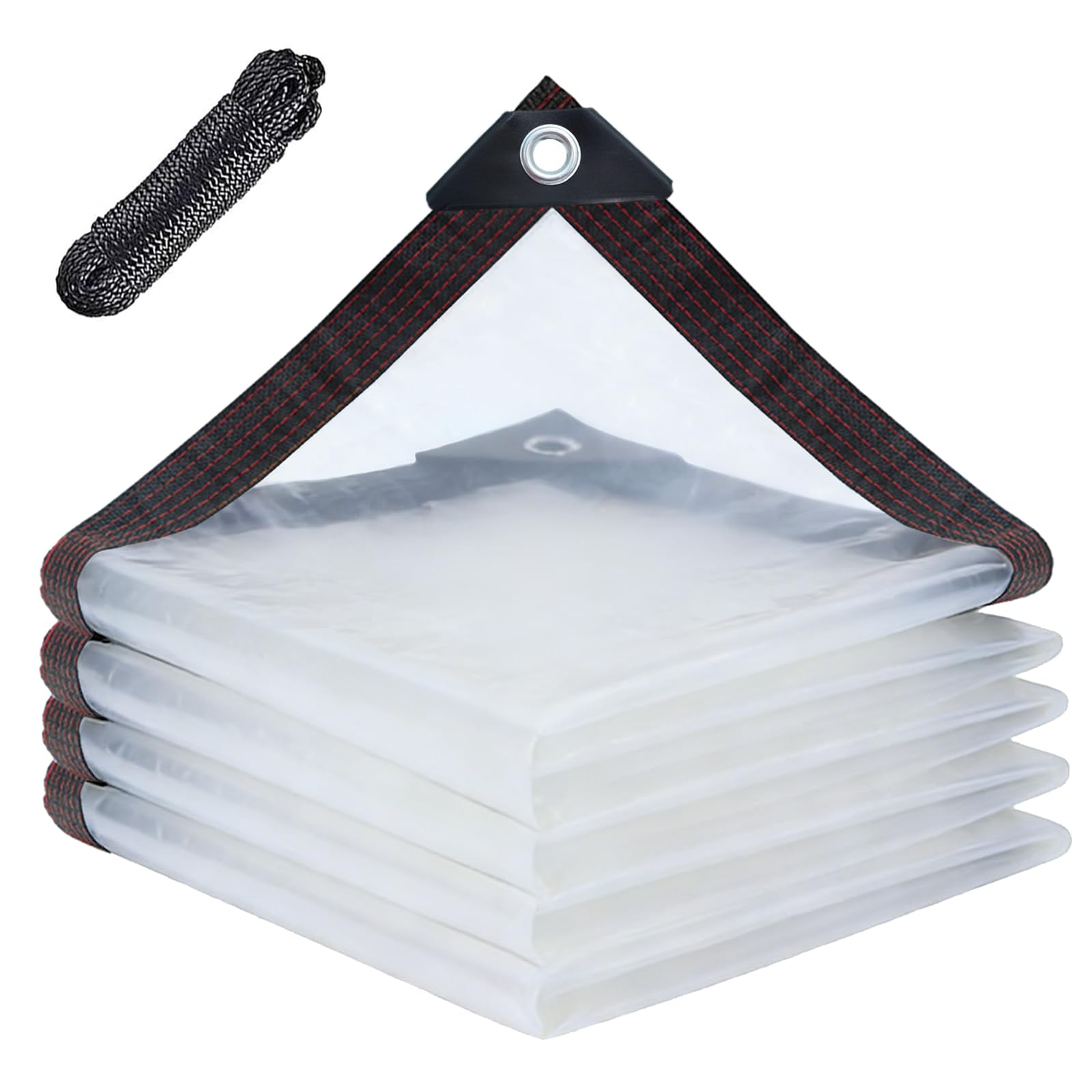 Amazon.com: Clear Tarps 6x6ft, Waterproof Tarp Transparent with