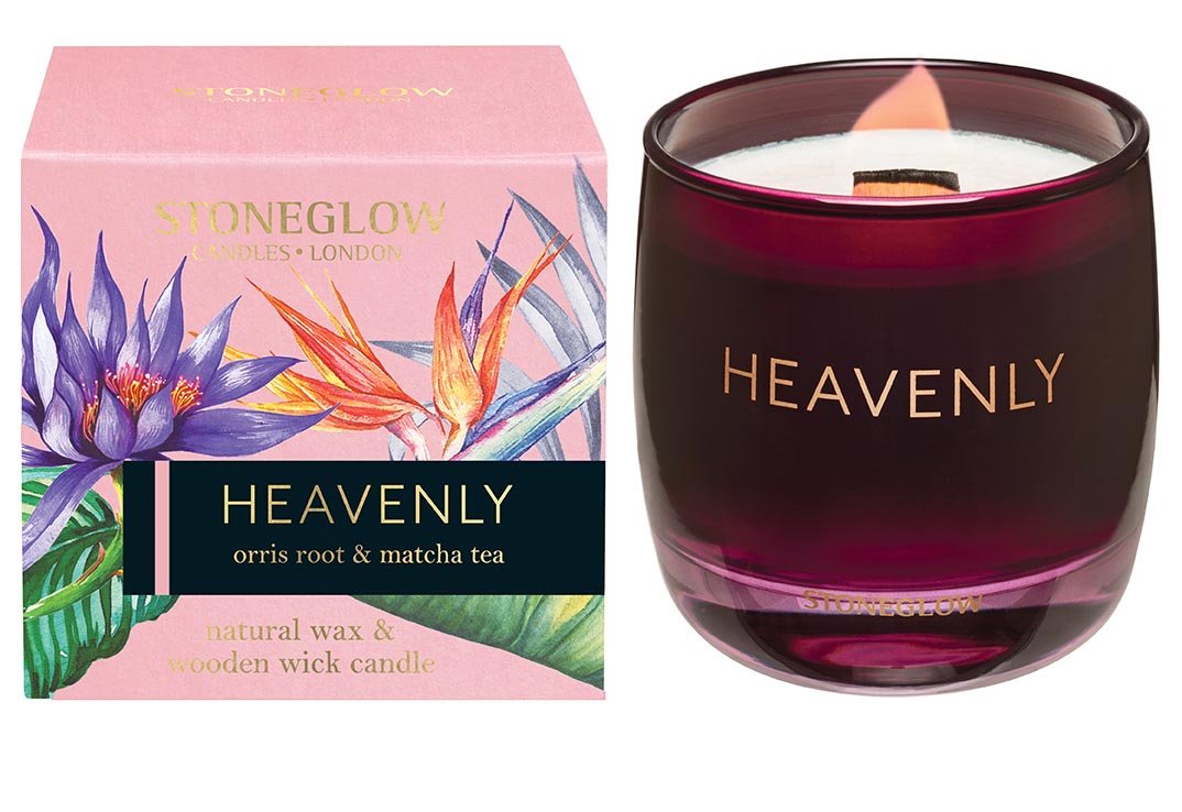 StoneglowCandle Infusion Collection Heavenly Orris Root & Matcha Tea