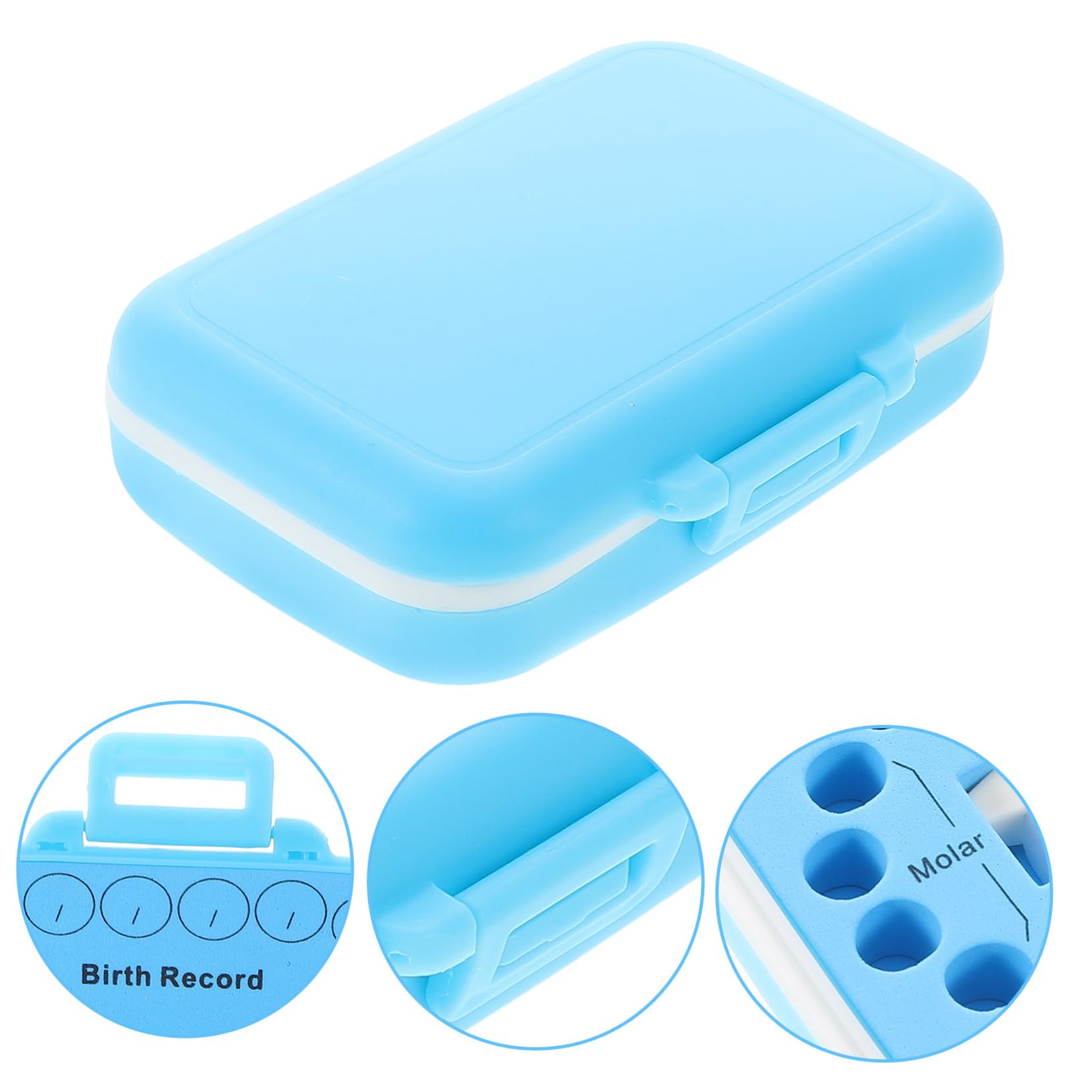 Cajita De Recuerdos Para Primer y Cabello De Caja De Almacenamiento Para Dientes De Leche Organizador De Recuerdos Infantiles Diseño y