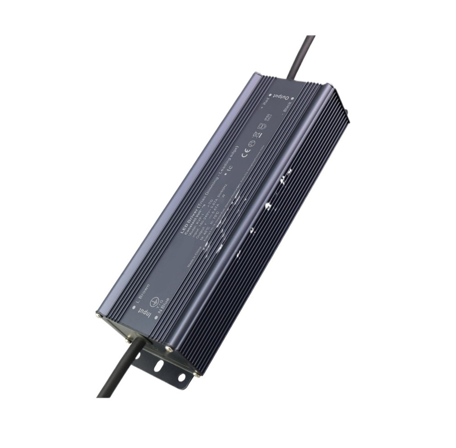 PWANUIGTE Low Voltage US Standard thyristor dimming Transformer Light Strip Driver Power Supply LED(24V 3.33A 80W)