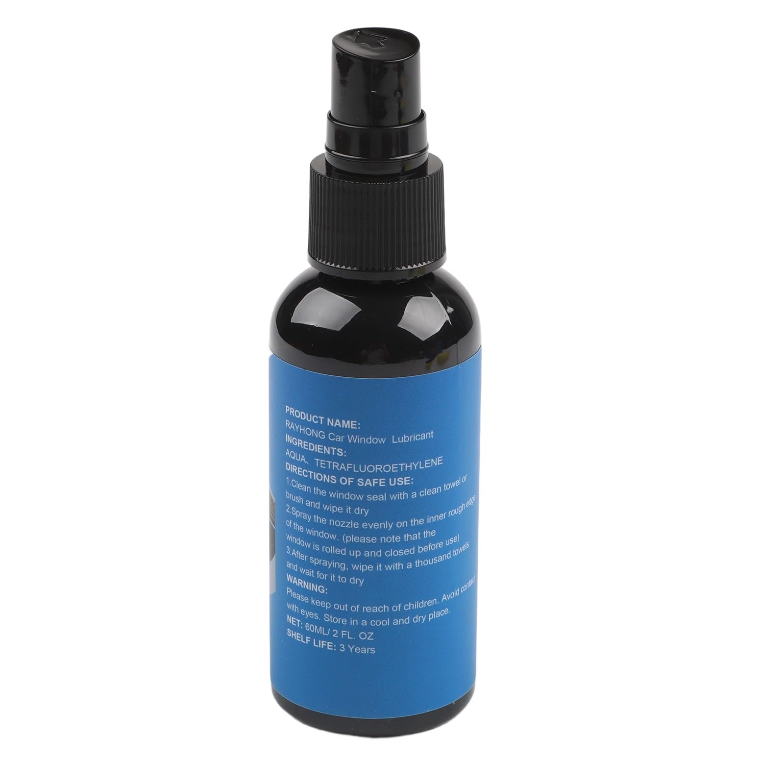 ZYWUOY Lubrifiant pour voiture, joint en caoutchouc, spray de réduction du bruit pour portes et toit ouvrant, kit de 60 ml avec serviette et éponges