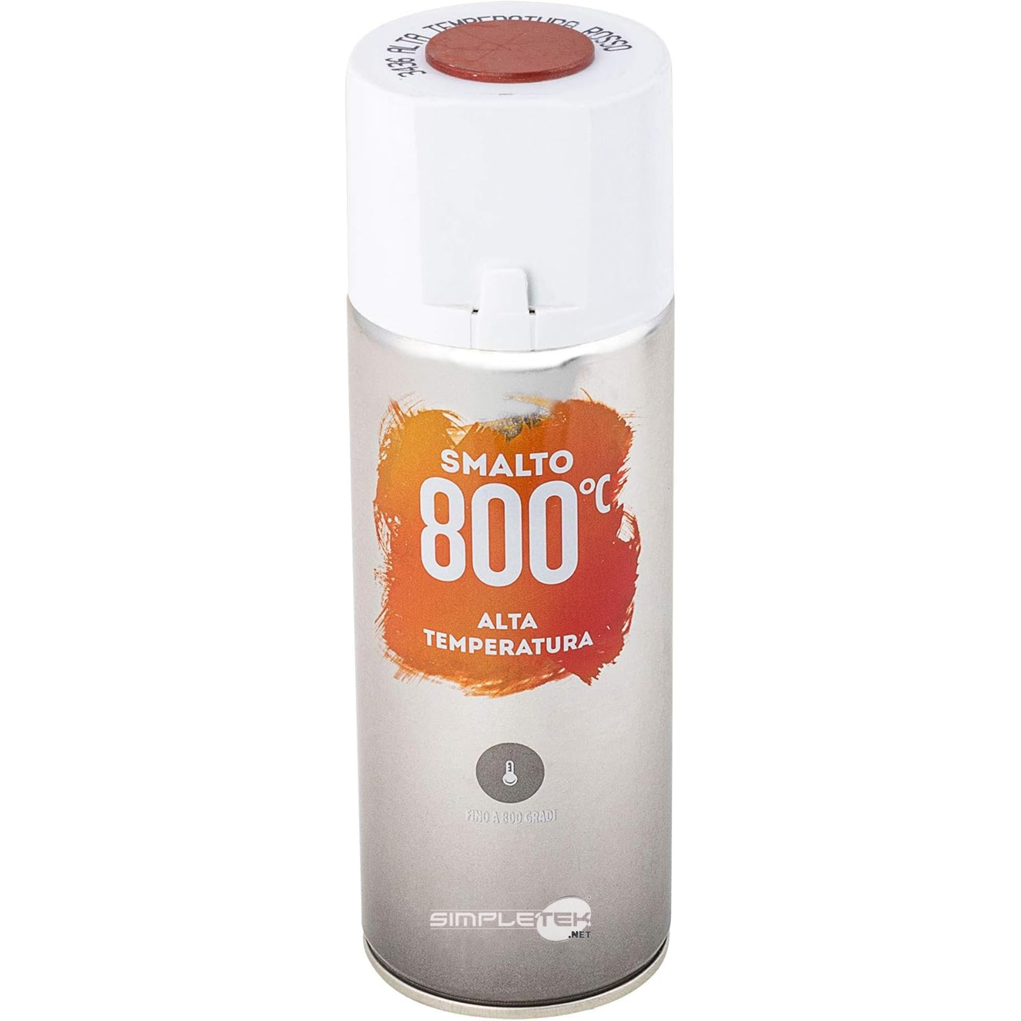 Pintura roja altas temperaturas SIMPLETEK para renovar pinzas de freno y tubos