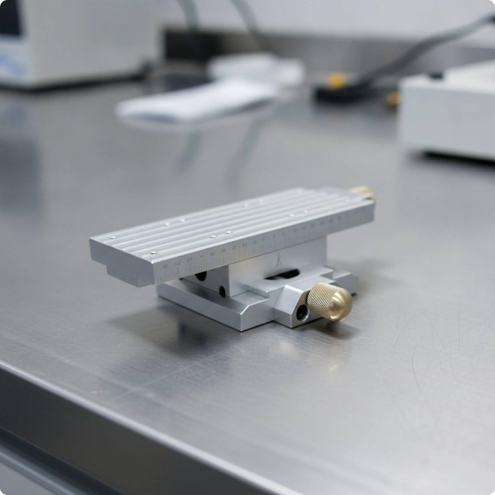 Harilla Manuelle Linearschiene Kreuzschlitten Schiebetisch Positioniertisch mit Aluminiumlegierung Plan Gefräster Oberfläche Und Mehrlochbefestigung Präzise