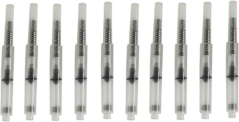 International Standard Fountain Pen Ink Converter, Fit for Most of the Chinese Pen - 10 Pcs Screw Style