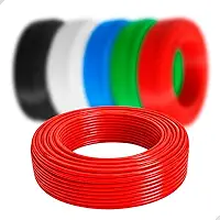 Rolo de Fio 1,5mm, Super Flexível Em Alucobre, para Instalações Elétricas Automotivas e Residenciais Cabo Resistente Durável Isolamento Seguro 50 Metros (Vermelho)