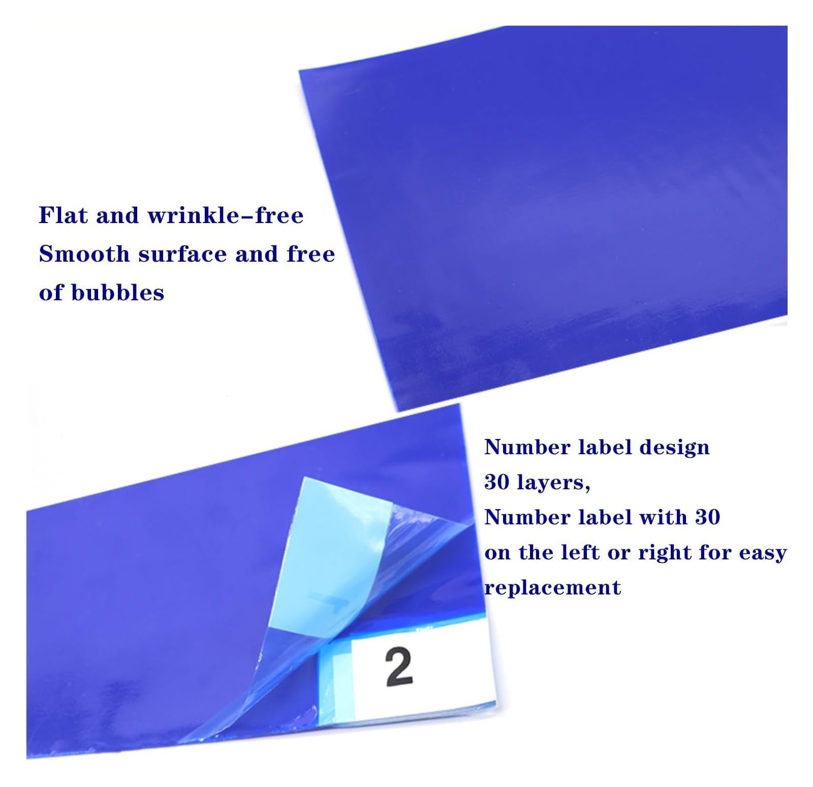 Klebrige Matte, grüne Klebematte für Reinräume – 150 Blatt Selbstklebende Bodenmatte zum Auffangen von Schmutz, für Krankenhäuser, Labore, Baustellen und mehr (45 x 60 cm)