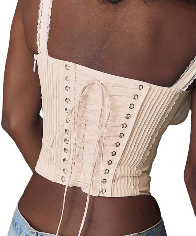 トップス melt the lady lace up layered corset melt the lady lace up layered corset
