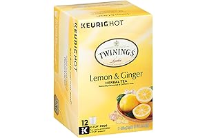 Lemon Zinger K-Cups for Keurig: Twinings Tea's Wellness Herbal Tea