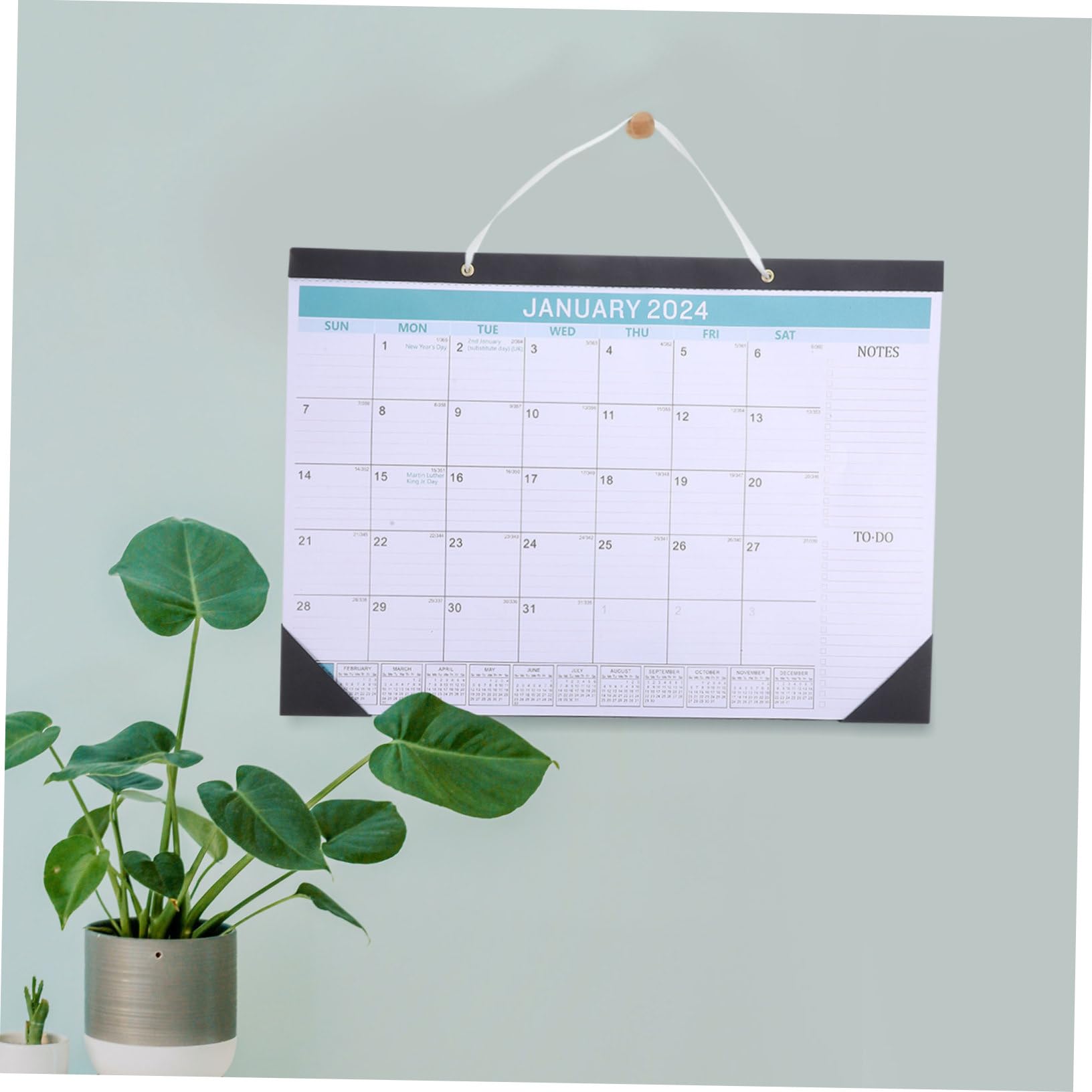 SEWACC 2 Piezas Calendario de pared 2023 calendarios de mesa s mesa ca mensual de la agenda de la tienda anual de 18 meses