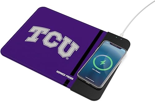 Vista 45 de SOAR NCAA Almohadilla de ratón unisex con carga inalámbrica para teléfono celular