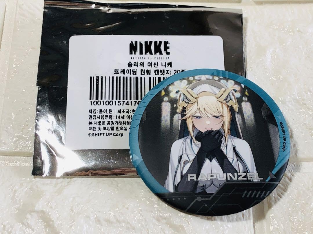 Amazon.co.jp: 韓国限定ラプンツェル 勝利の女神 nikke ニケ 缶バッジ