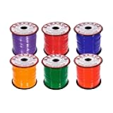 Craft County Rexlace Multicolor Bundle Packs – 100 Yards of Each Color (Primary)