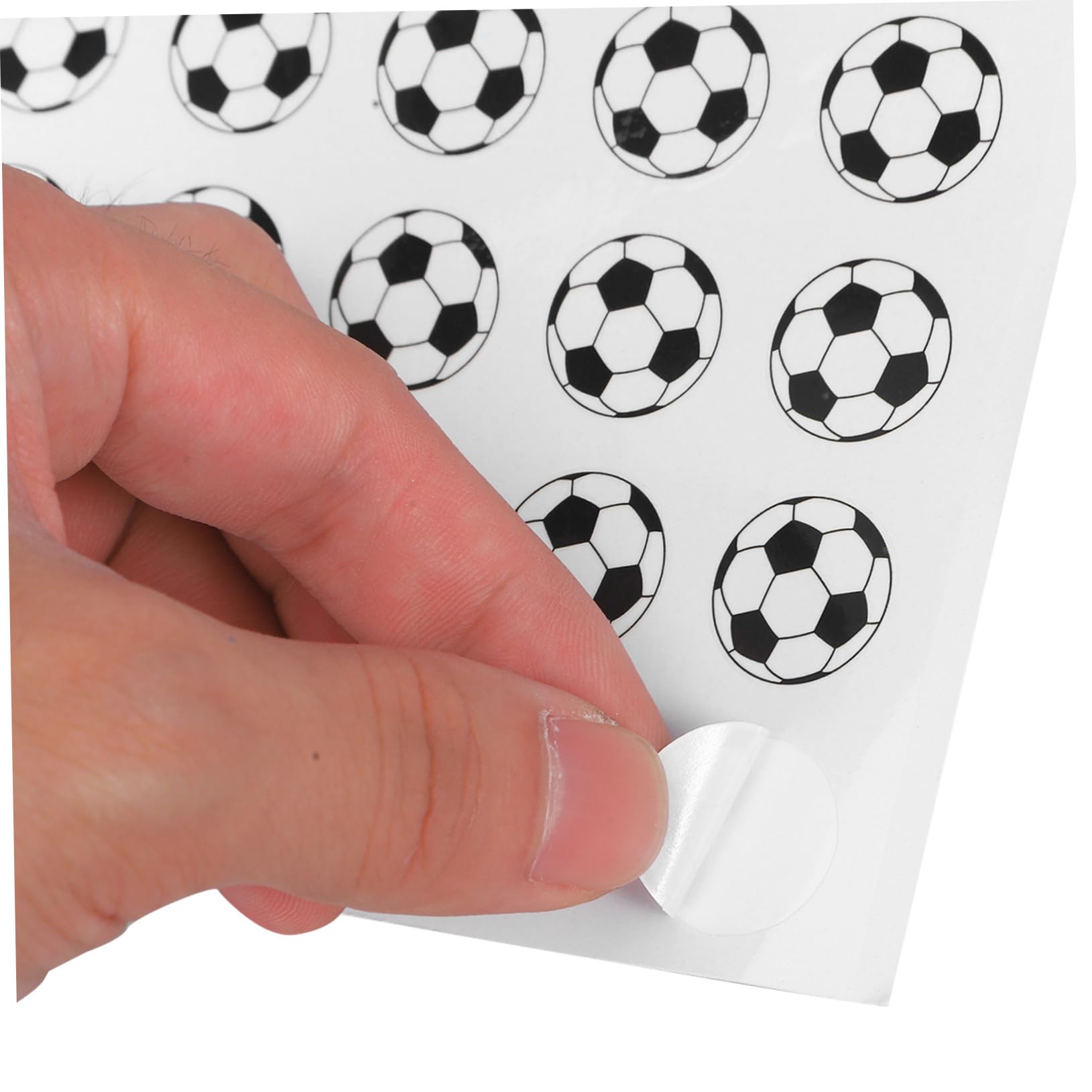 TOYANDONA 1400pezzi Adesivi Calcio Stickers Rotondi Per Decorazioni Sportive Adatti Per Diari Valigie e Scrapbook Resistente e Facile Da Applicare