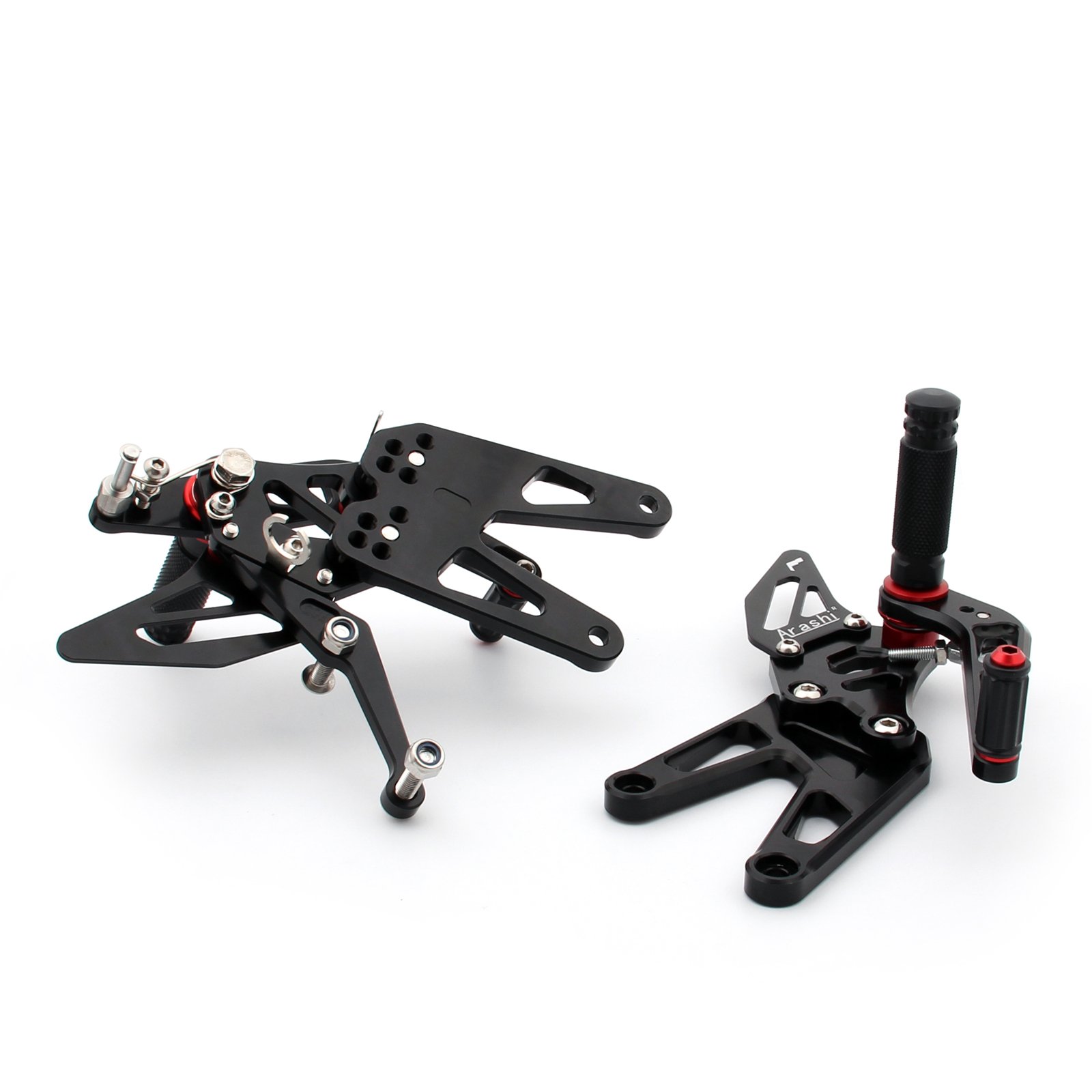 Topteng Impianto Pedane Pedali Fit adatto per Yamaha YZF R6 2003-2005