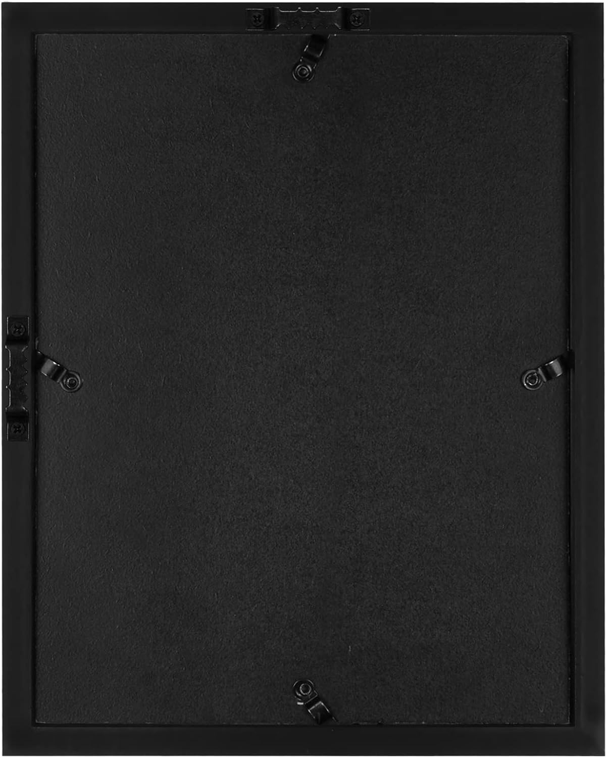 Americanflat 8x10 Shadow Box Frame with Shatter-Resistant Glass - Silhouette Collection - Large Shadow Box Display Case for Tabletop and Wall Display - Black with Soft Felt Back