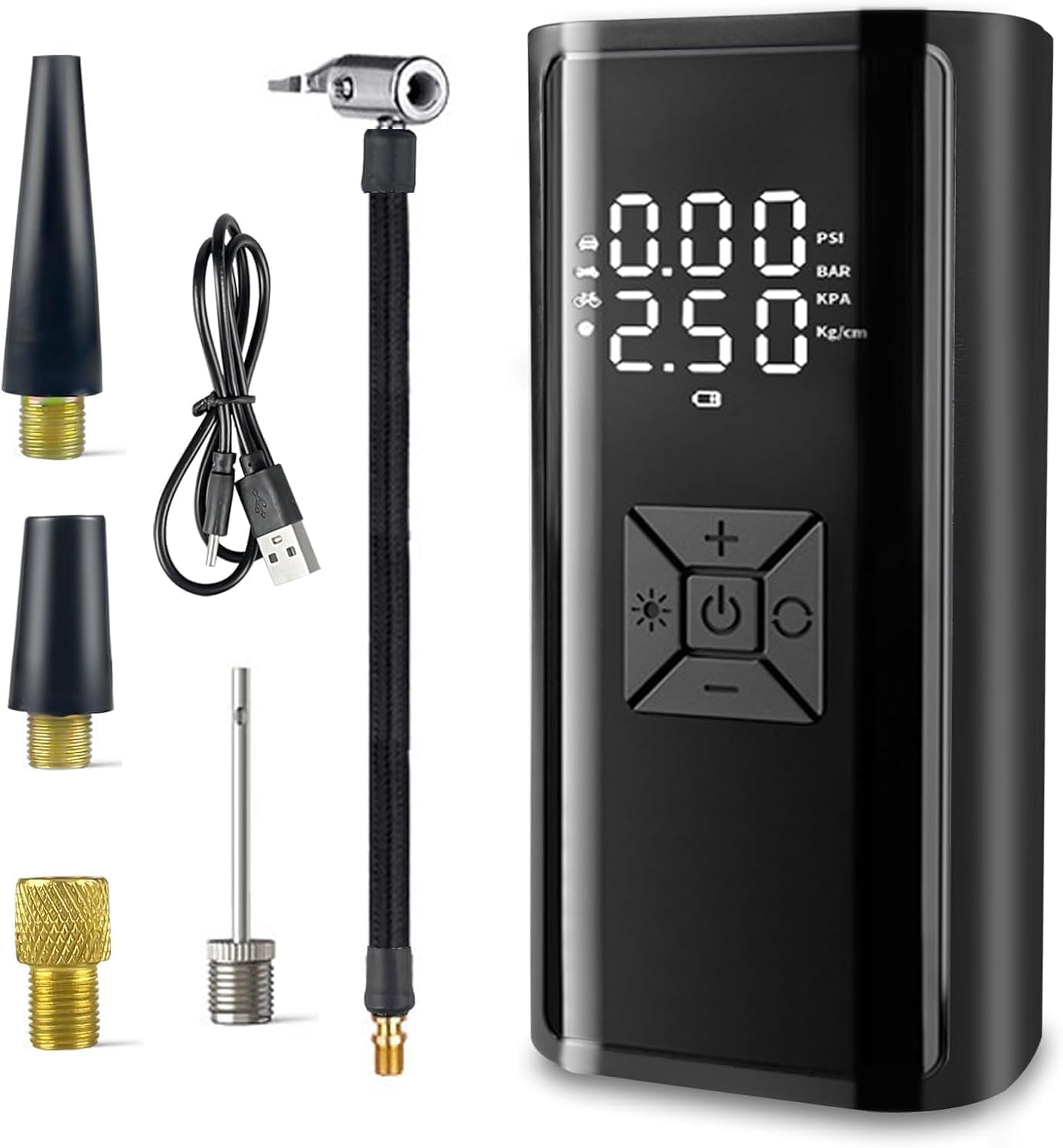 Oxvue Tire Inflator Portable Air Pump -150 PSI Tire Inflation, 3X Fast Portable Air Inflator for Cars,Motorcycles, (Foot Pump) (B0C55MJVF7) Amazon Price History, Amazon Price Tracker