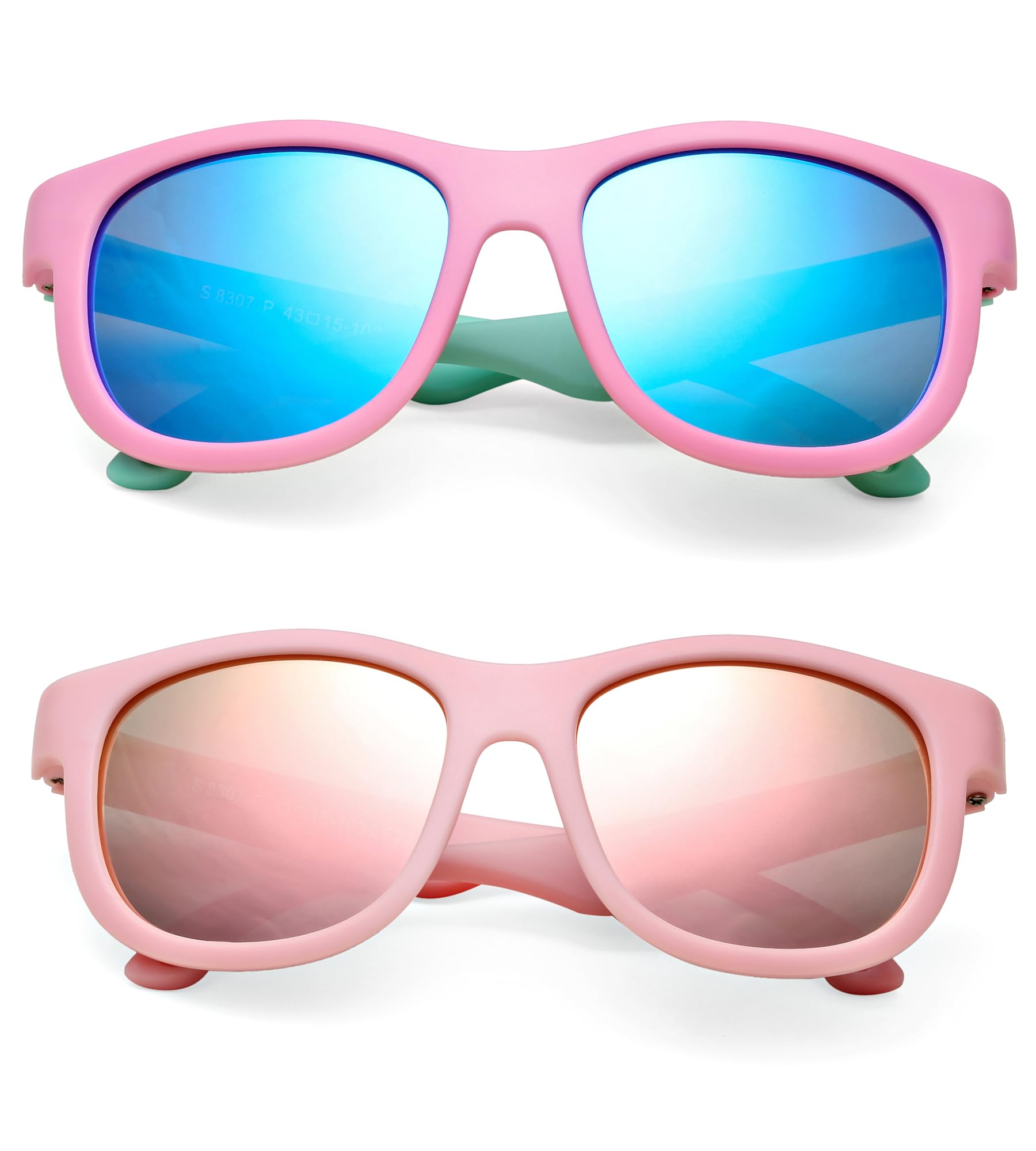 Gafas de sol polarizadas flexibles con correa ajustable para bebés recién nacidos de 0 a 24 meses, 100% protección UV