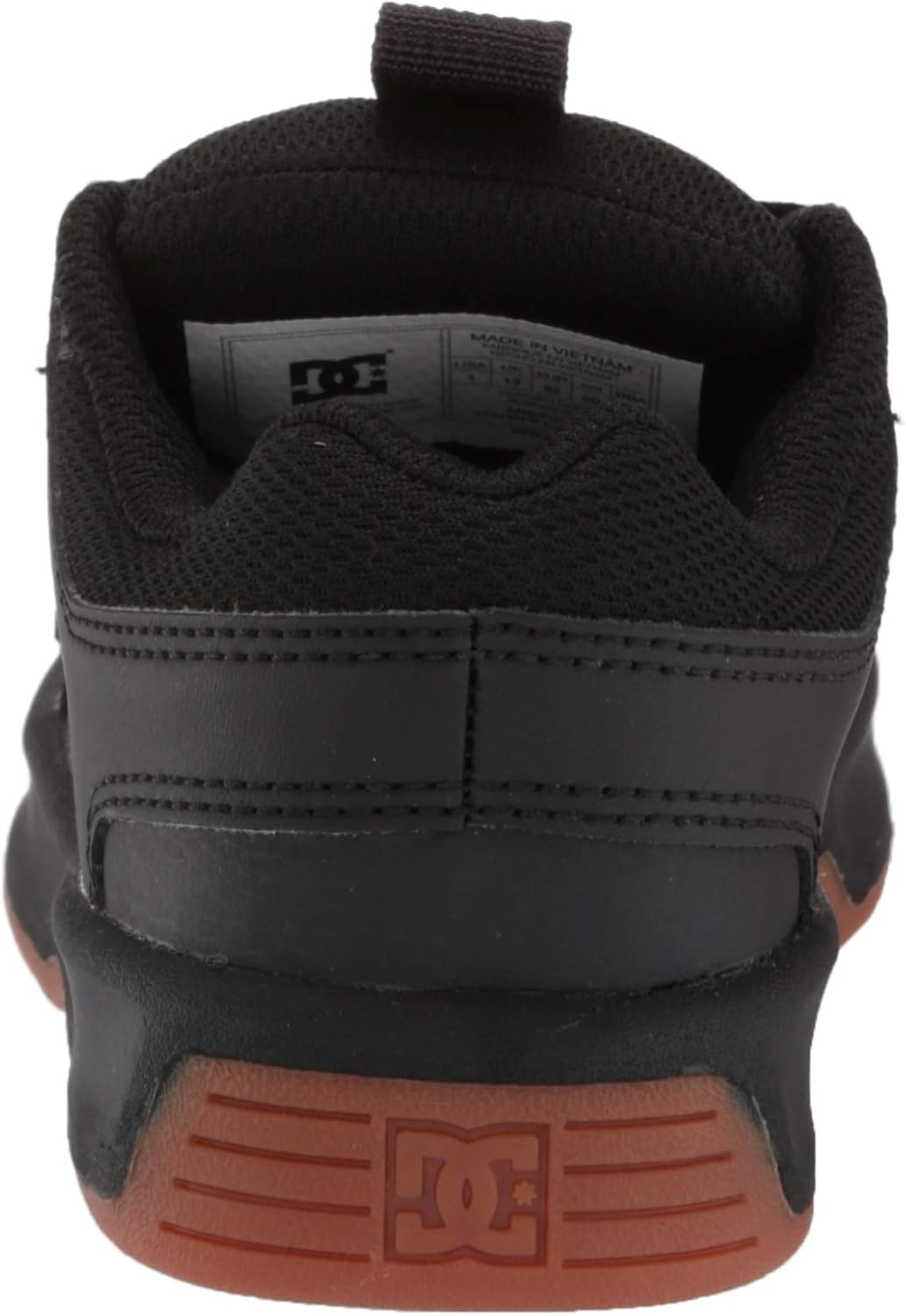 DC Boys' Lynx Zero Skate Shoe, Black/Gum, 11 M US