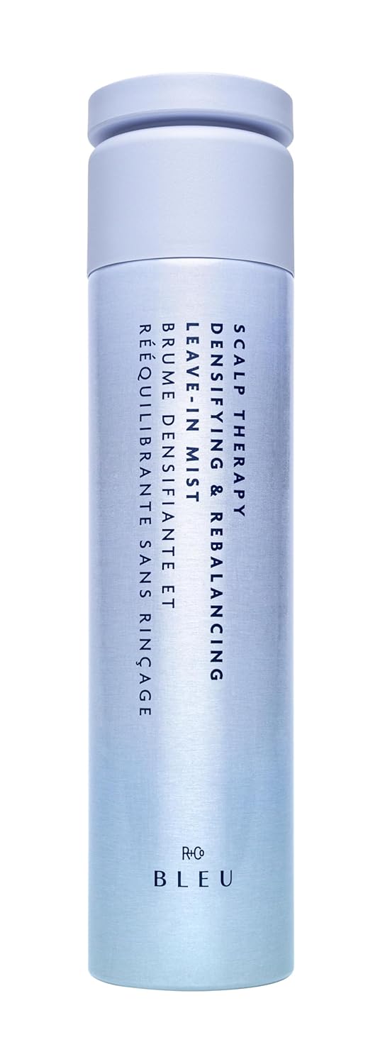 R+Co Bleu Scalp Therapy Densifying & Rebalancing Leave-In Mist – Lightweight Daily Scalp Treatment for Thicker-Looking Hair, Hydrates, Detoxifies & Stimulates Growth, 5.5 oz