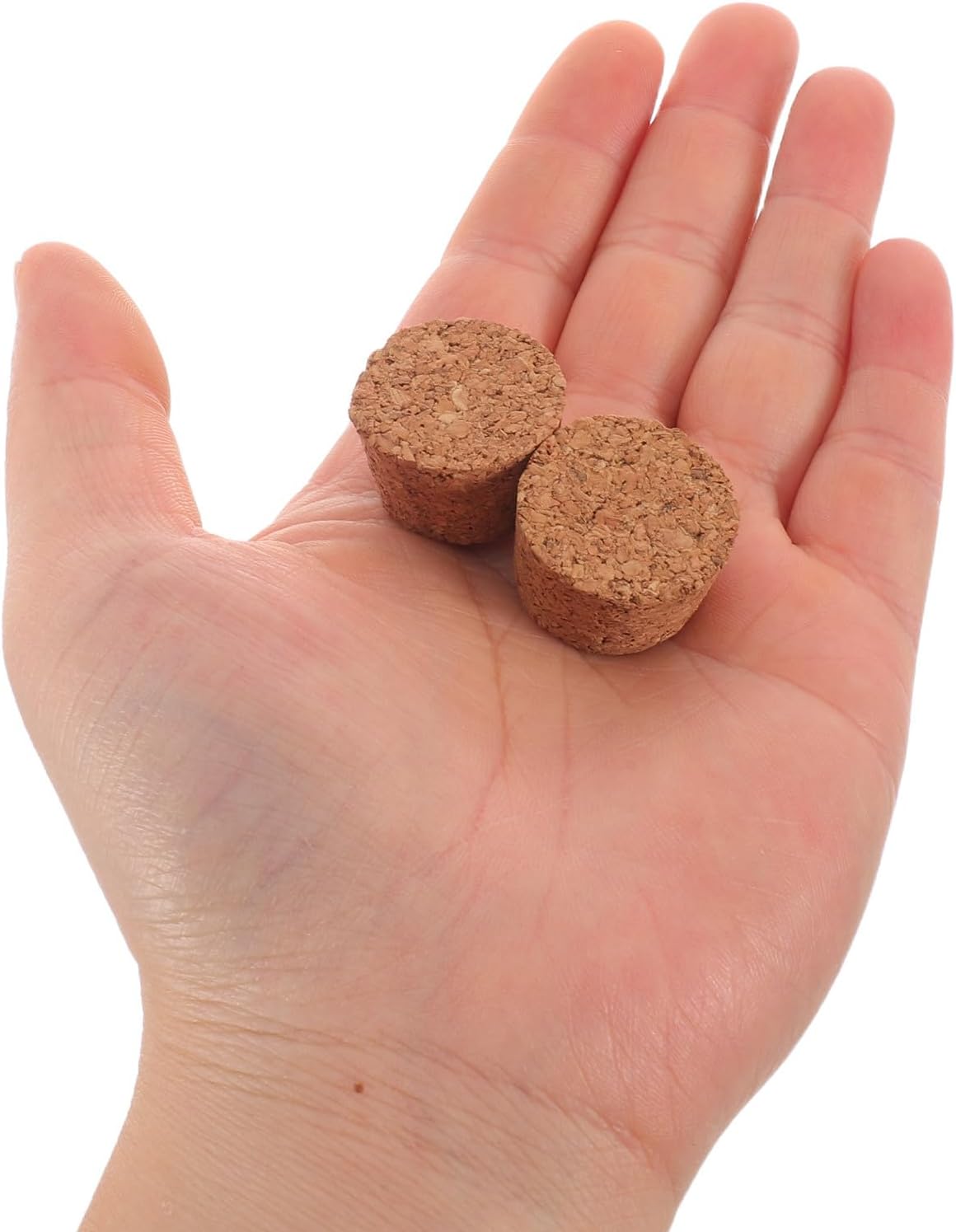 OUNONA 10pcs Soft Wood Bottle Corks, Glass Bottle Sealing Plug Stopper