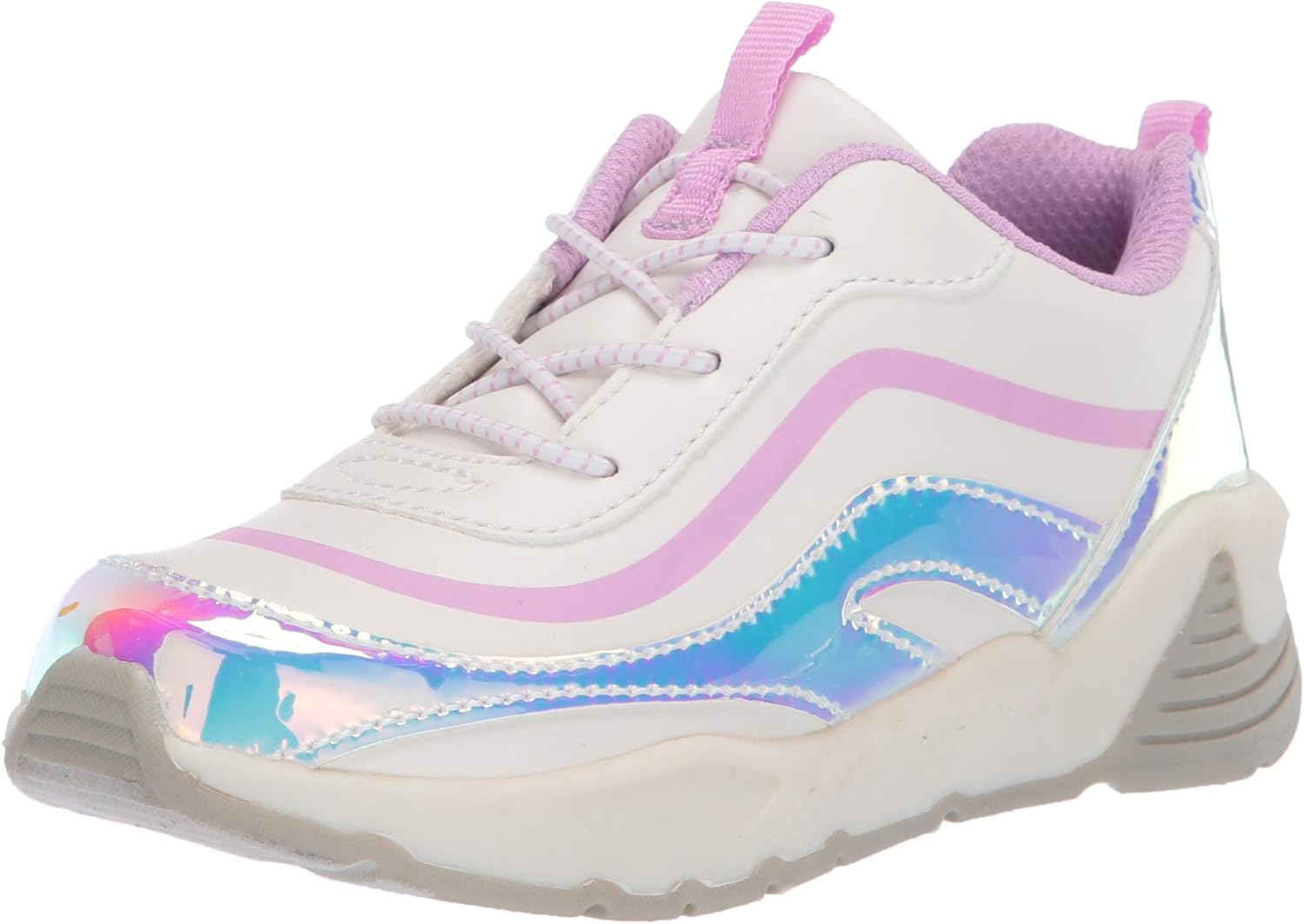 OshKosh B'Gosh Girls' Belair Tahoe Sneakers, White, 5 M US Toddler